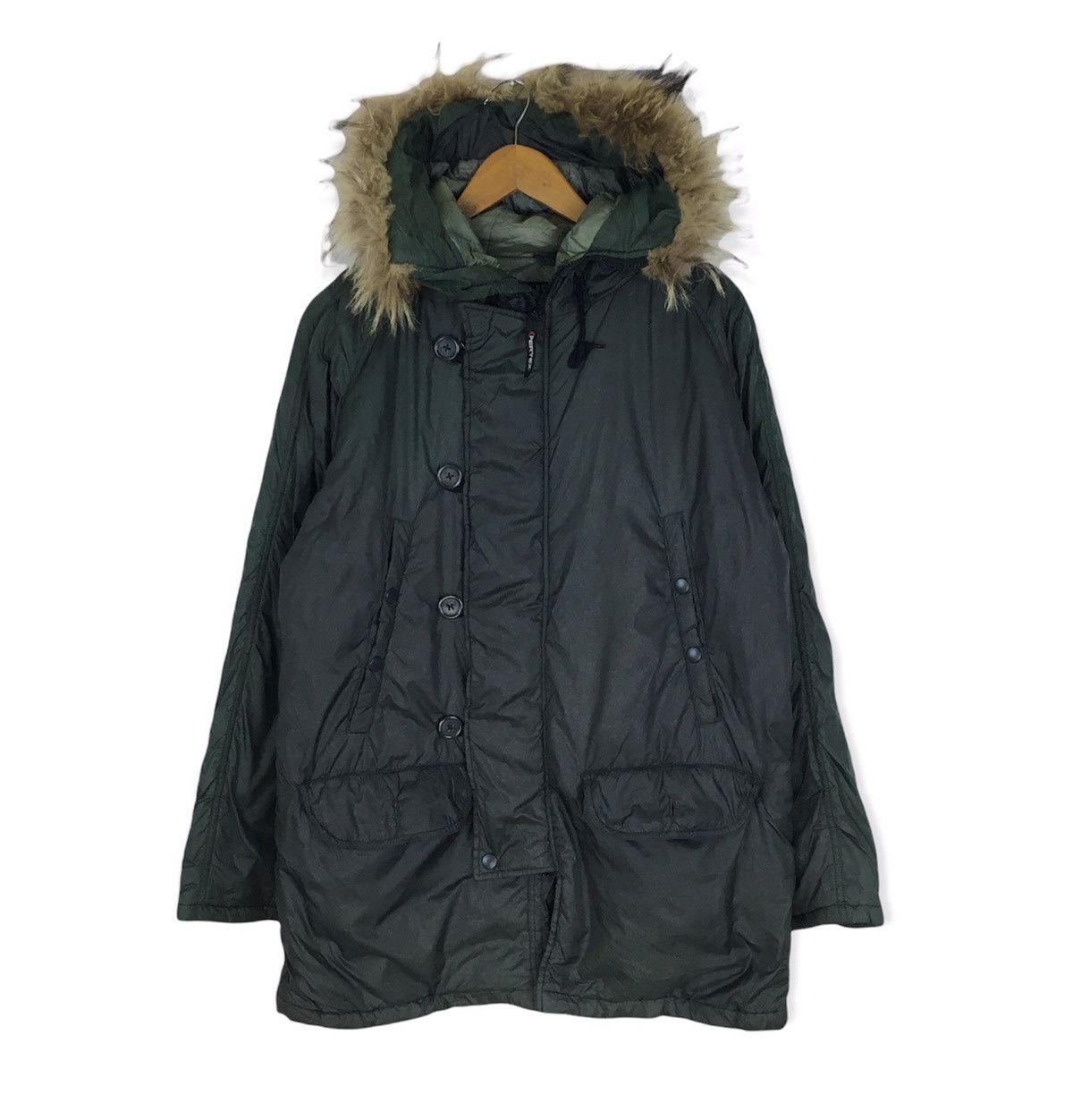 Beams Plus Japanese Mink Fur Military Hoodie Parka Size US M / EU 48-50 / 2 - 2 Thumbnail