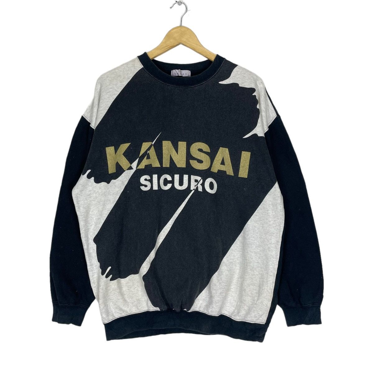 Kansai Yamamoto ☀️KANSAI SICURO ART SWEATSHIRT CREWNECK Size US L / EU 52-54 / 3 - 1 Thumbnail