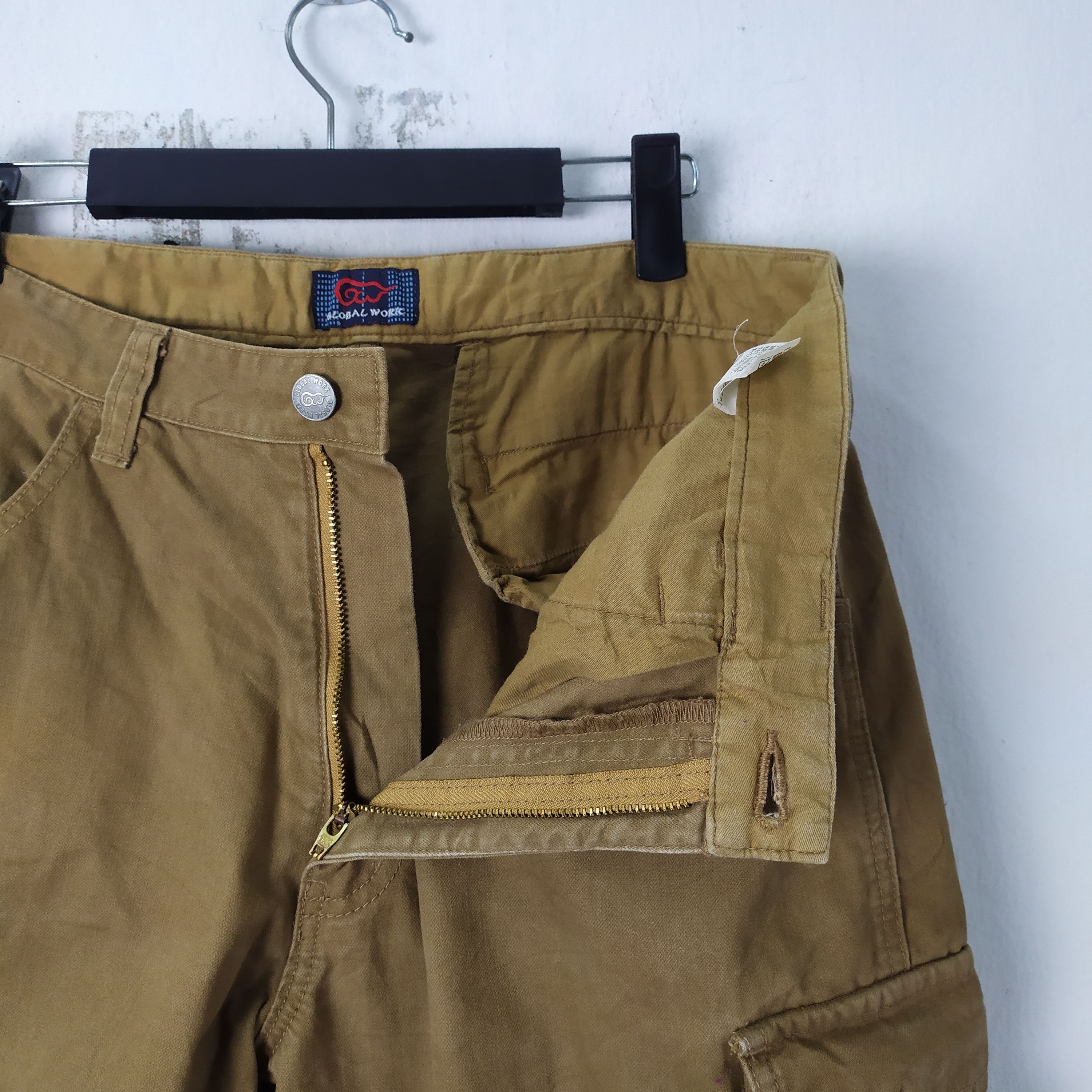 Global Work × Vintage VINTAGE GLOBAL WORK CARGO PANTS Size US 32 / EU 48 - 9 Thumbnail