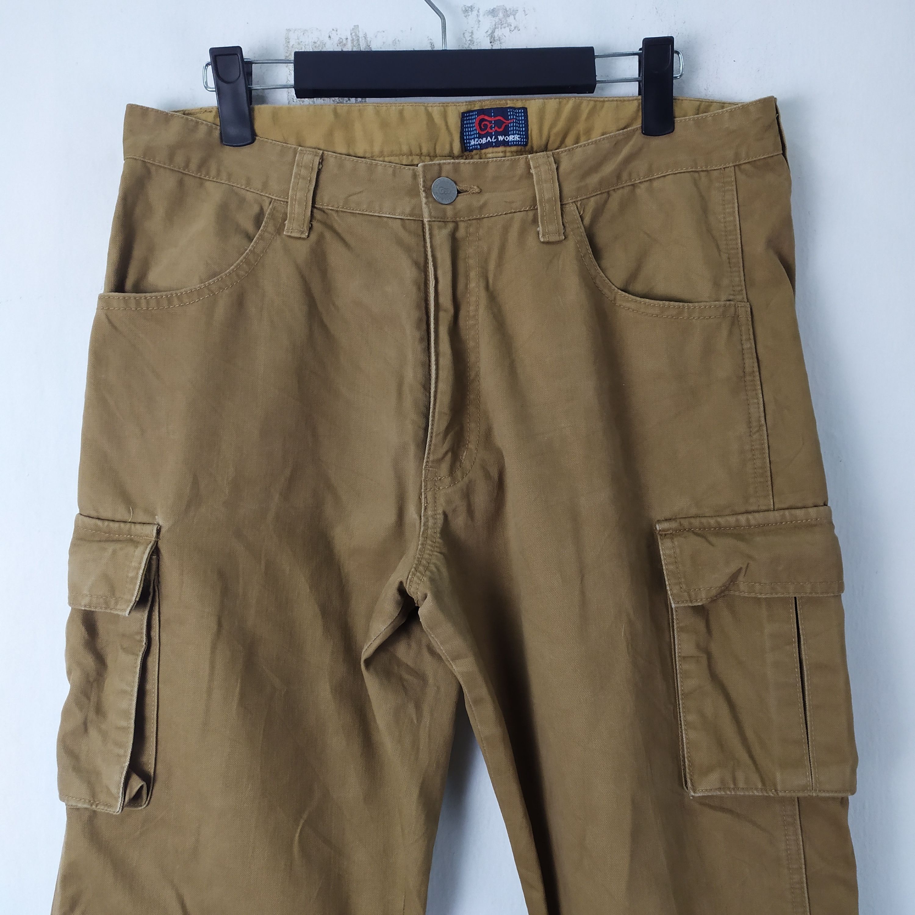 Global Work × Vintage VINTAGE GLOBAL WORK CARGO PANTS Size US 32 / EU 48 - 5 Thumbnail