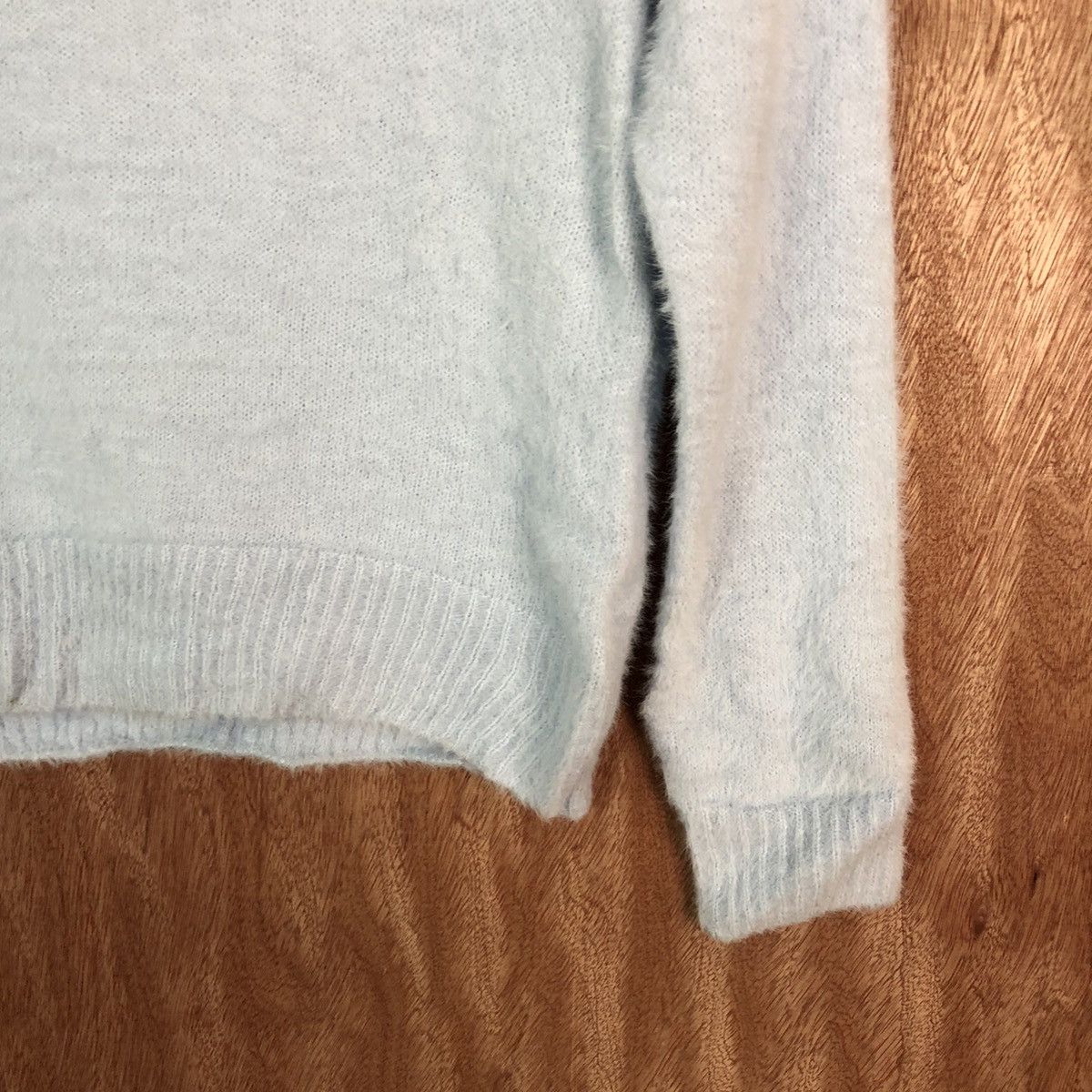 H&M H&M Blue Shag Shaggy Fur Mohair Knitwear #6616 Size US M / EU 48-50 / 2 - 5 Thumbnail
