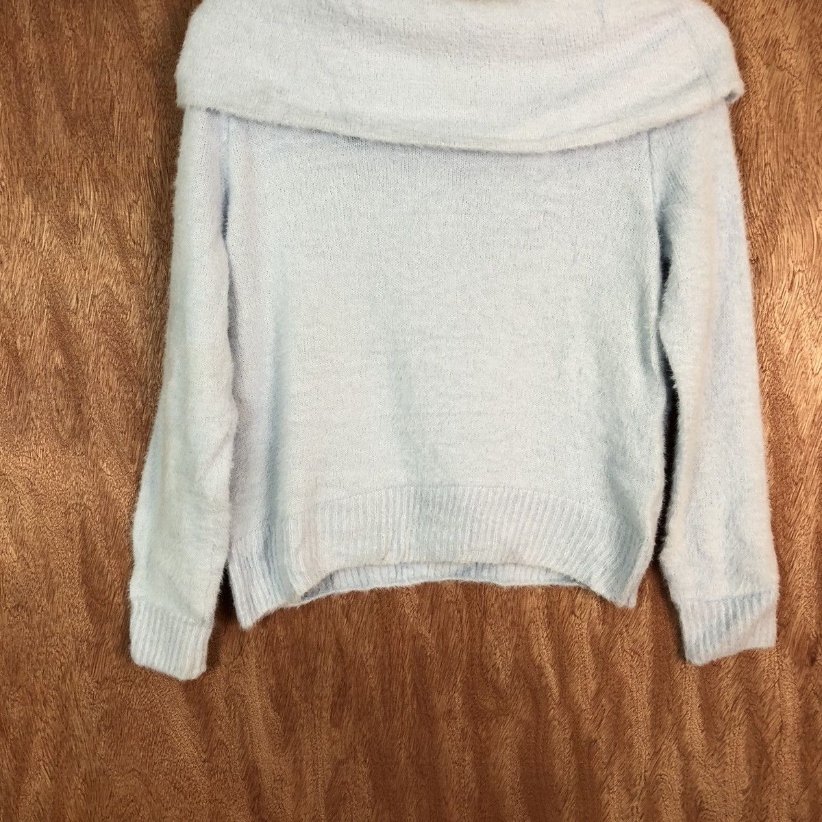 H&M H&M Blue Shag Shaggy Fur Mohair Knitwear #6616 Size US M / EU 48-50 / 2 - 3 Thumbnail