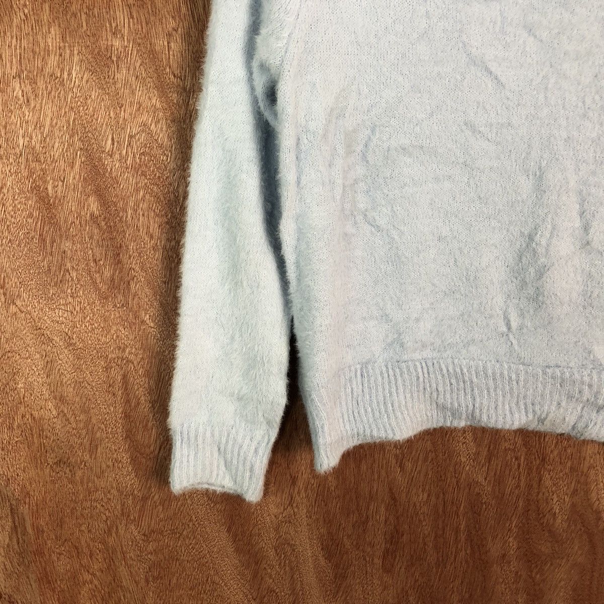 H&M H&M Blue Shag Shaggy Fur Mohair Knitwear #6616 Size US M / EU 48-50 / 2 - 10 Thumbnail