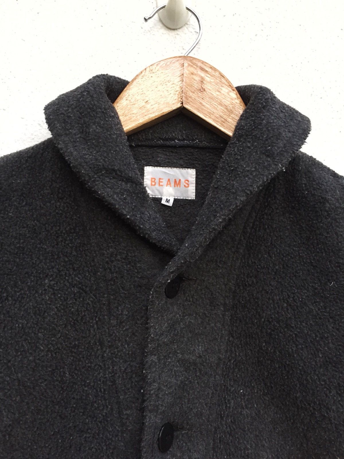 Beams Plus Vtg USAF WWII Styles Shawl Collar Fleece Jacket Size US M / EU 48-50 / 2 - 3 Thumbnail