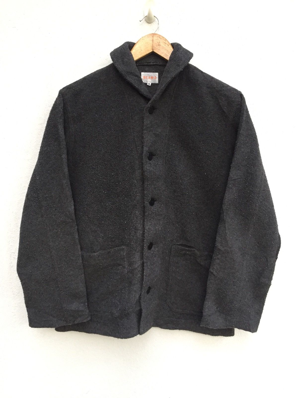 Beams Plus Vtg USAF WWII Styles Shawl Collar Fleece Jacket Size US M / EU 48-50 / 2 - 1 Thumbnail