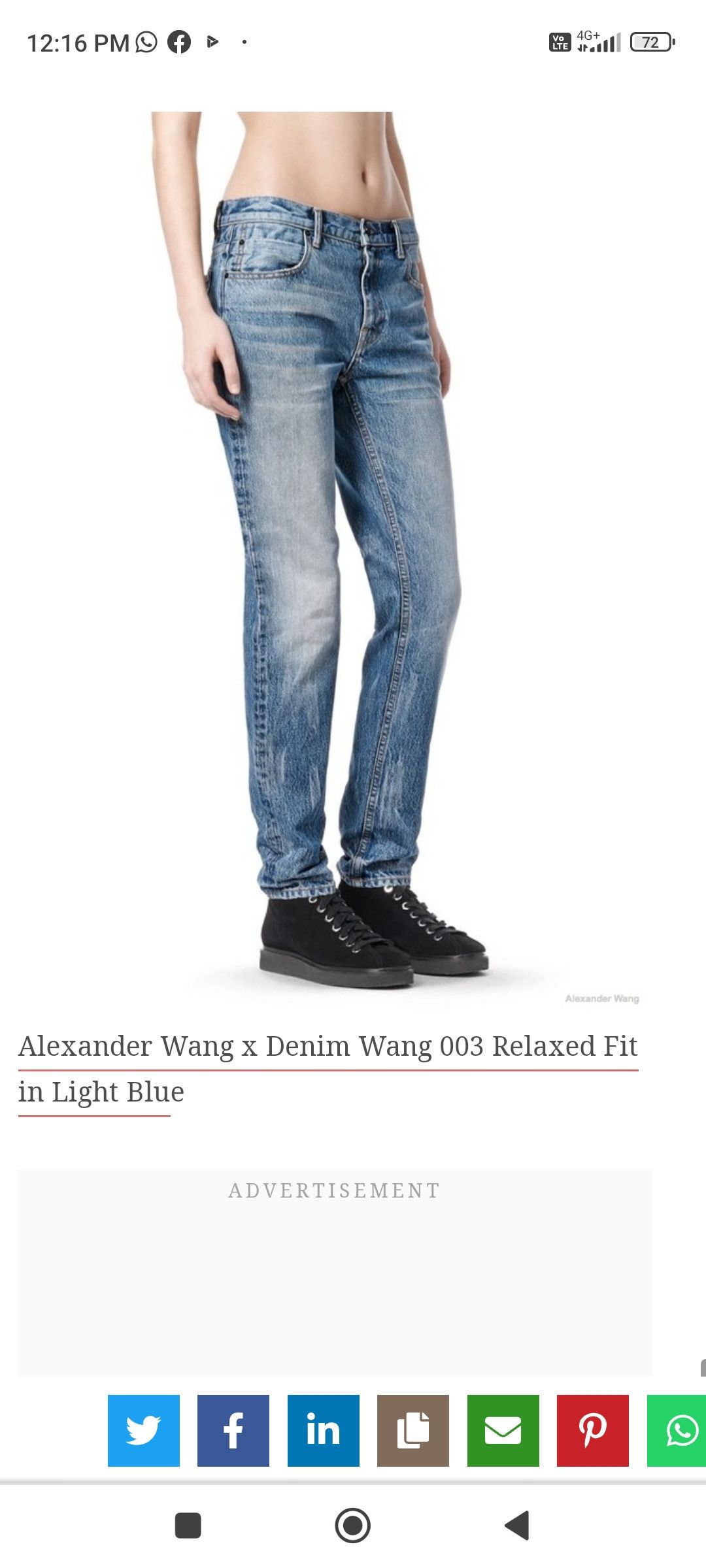 Alexander Wang Denim x Alexander Wang 003 Jeans Size 30" / US 8 / IT 44 - 12 Thumbnail