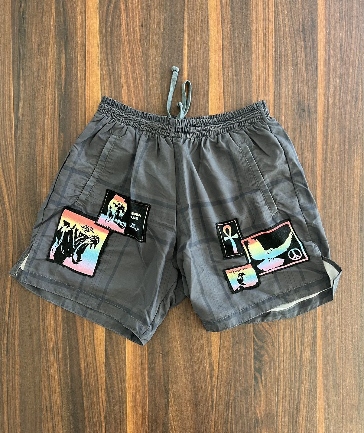 Siberia Hills Patchwork Shorts (S) Size US 29 - 1 Thumbnail