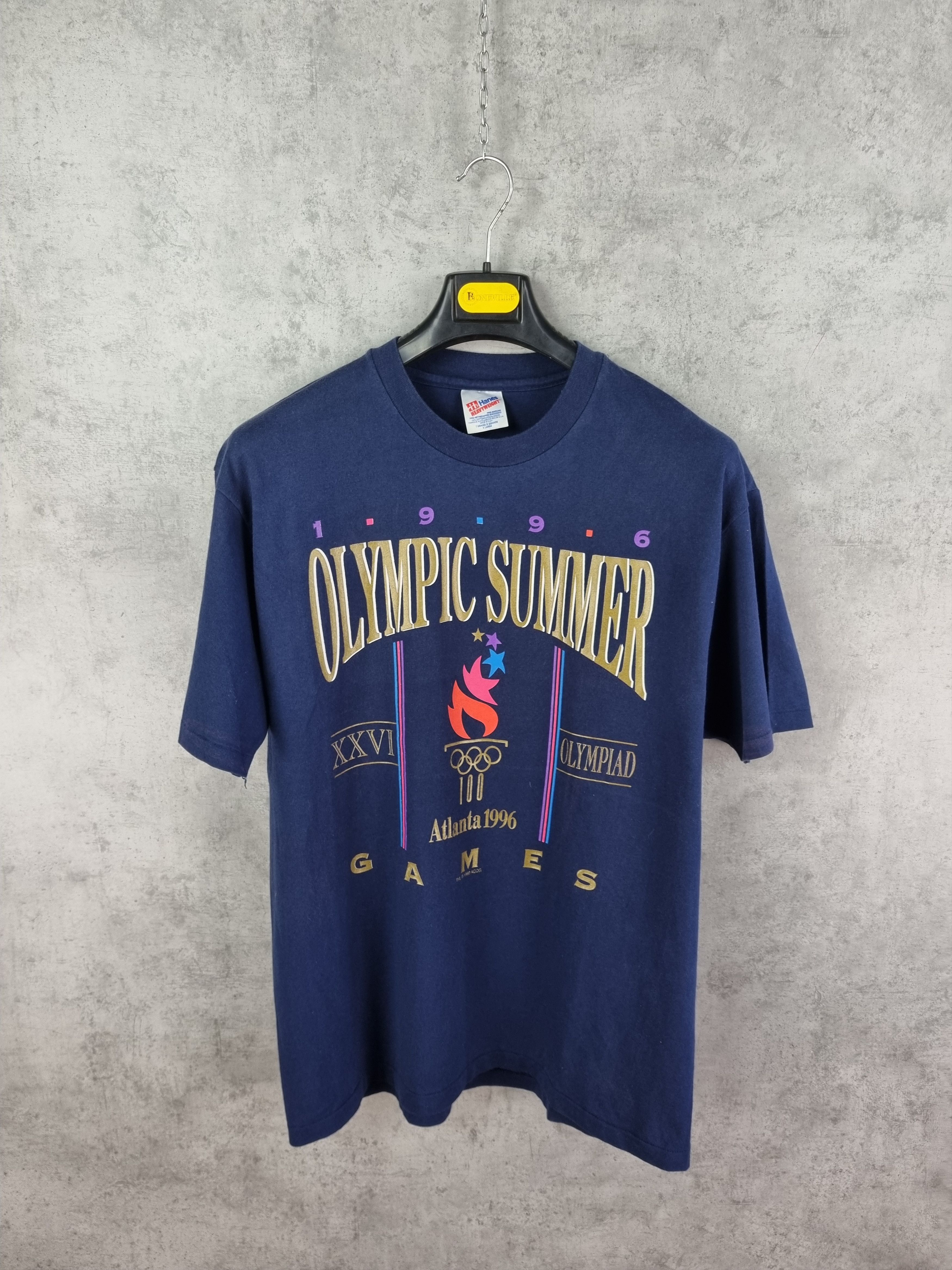 USA Olympics × Vintage Rare 1996 Olympic Games Vintage tee shirt Size US XL / EU 56 / 4 - 1 Thumbnail