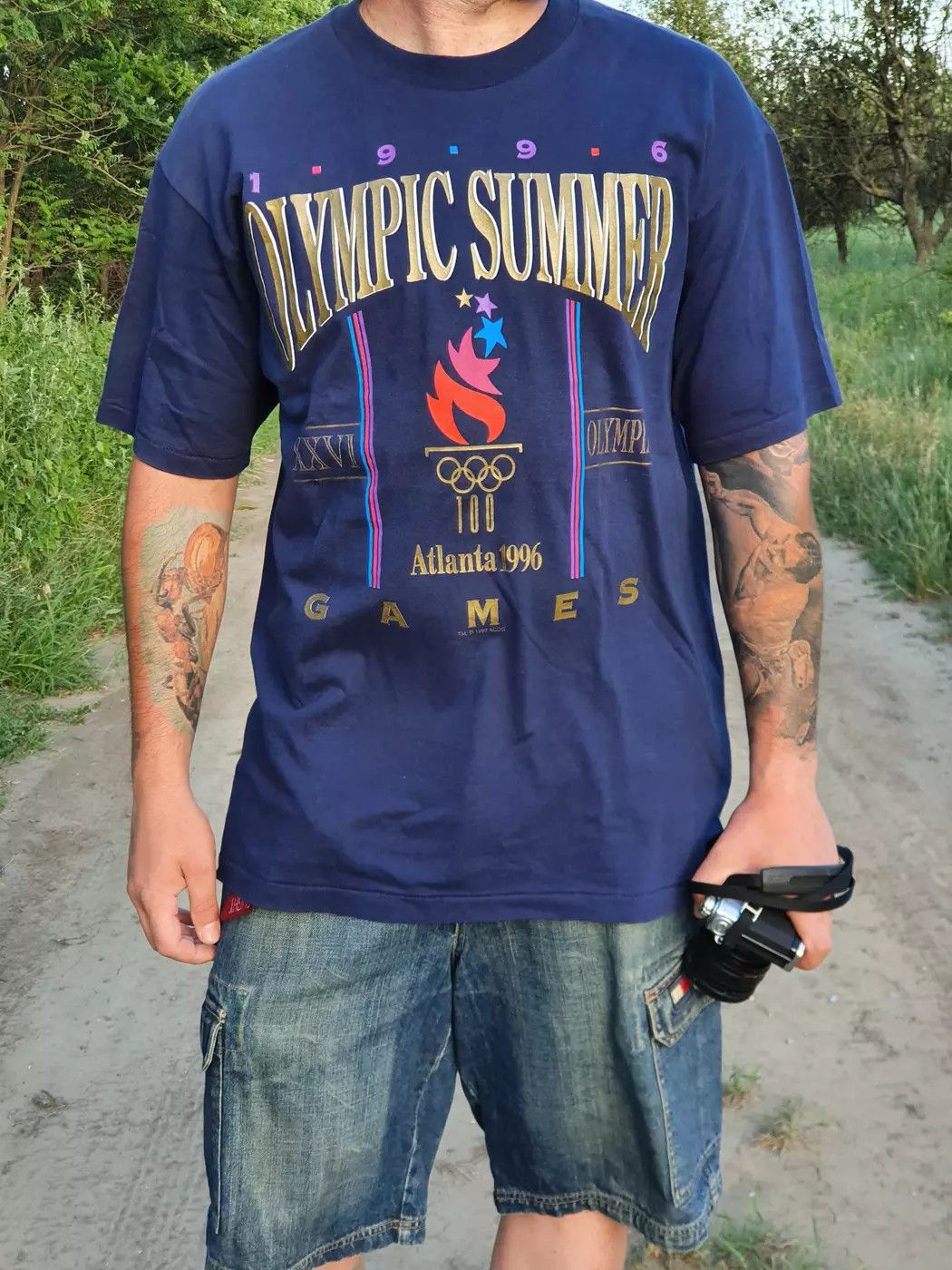 USA Olympics × Vintage Rare 1996 Olympic Games Vintage tee shirt Size US XL / EU 56 / 4 - 5 Thumbnail