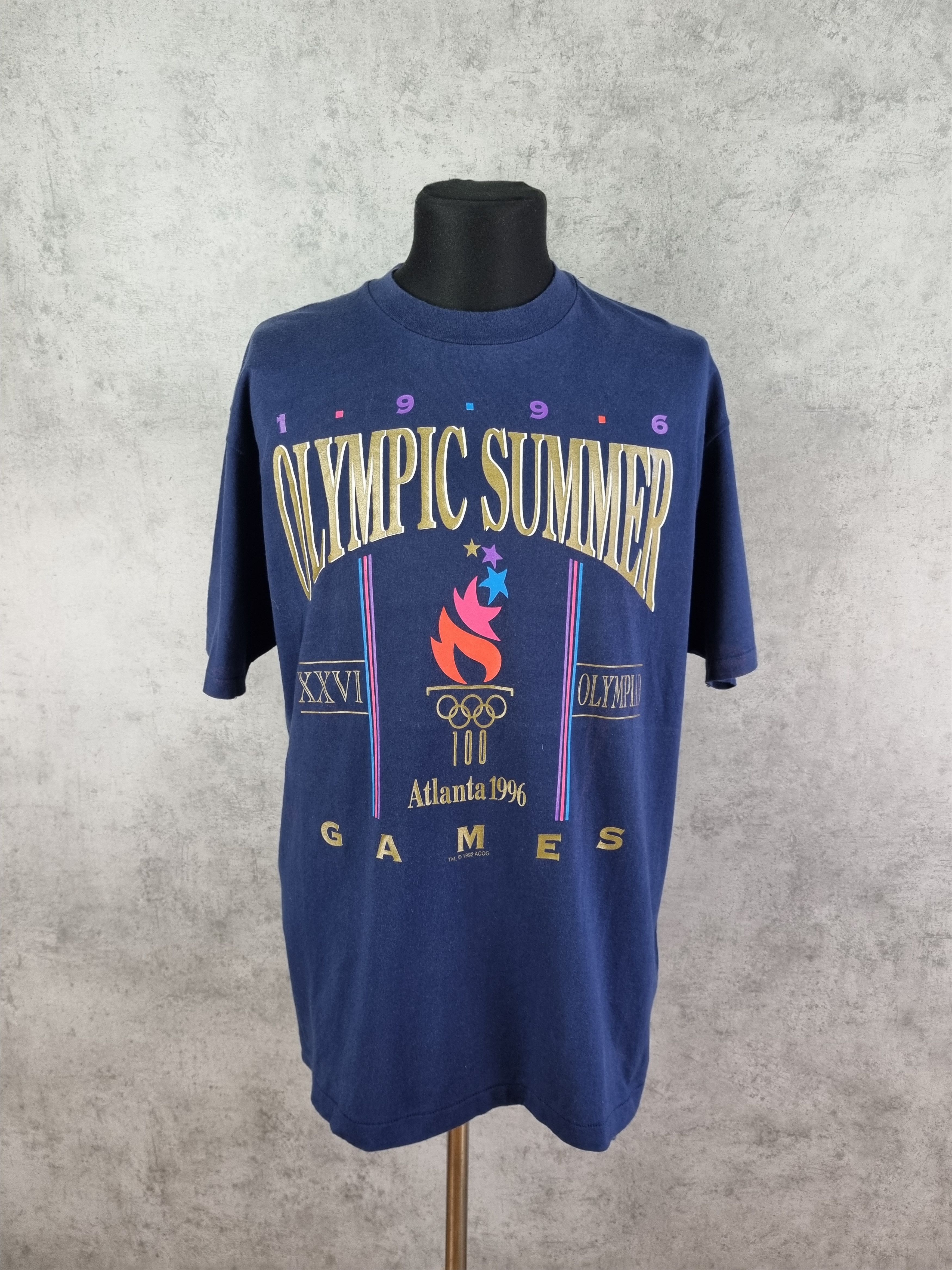 USA Olympics × Vintage Rare 1996 Olympic Games Vintage tee shirt Size US XL / EU 56 / 4 - 2 Thumbnail