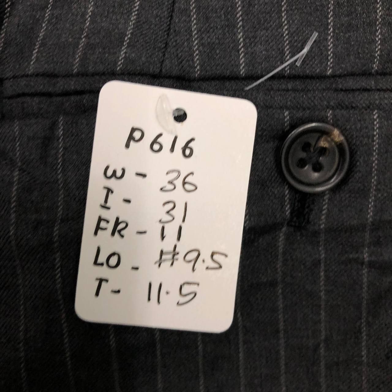 Giorgio Armani P616 FATTO A MANO x GIORGIO AMANI STRIPED PANTS Size US 36 / EU 52 - 12 Thumbnail