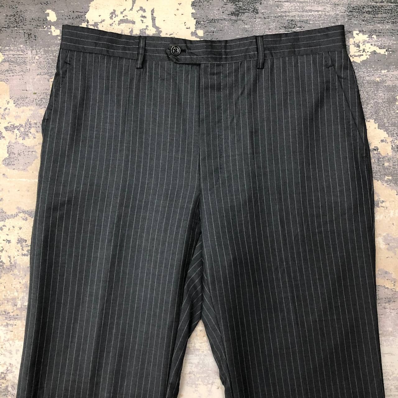 Giorgio Armani P616 FATTO A MANO x GIORGIO AMANI STRIPED PANTS Size US 36 / EU 52 - 3 Thumbnail