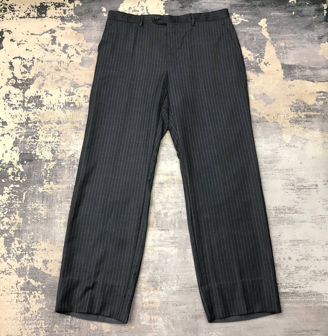 Giorgio Armani P616 FATTO A MANO x GIORGIO AMANI STRIPED PANTS Size US 36 / EU 52 - 1 Thumbnail