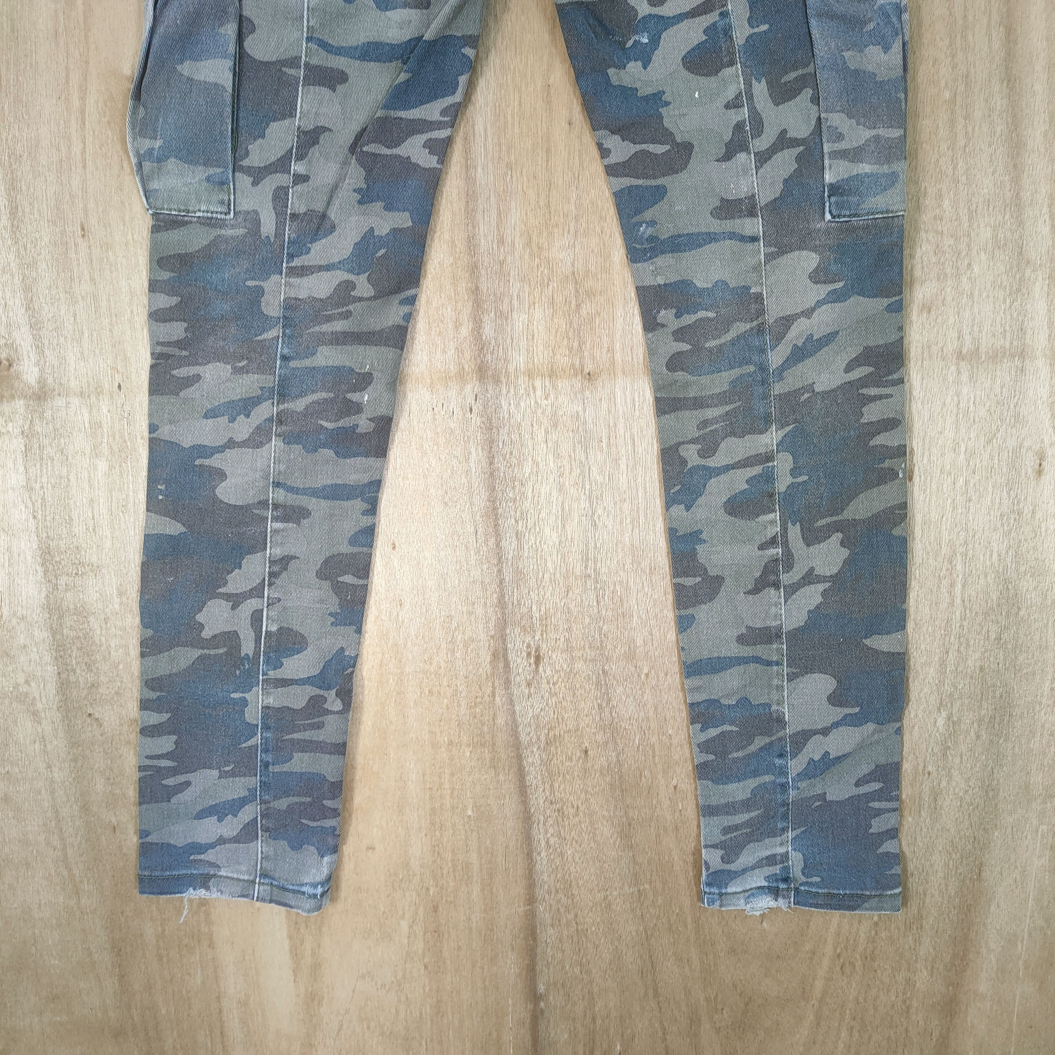 Japanese Brand VINTAGE BIE PA CAMO FADED CARGO PANTS Size US 28 / EU 44 - 10 Thumbnail