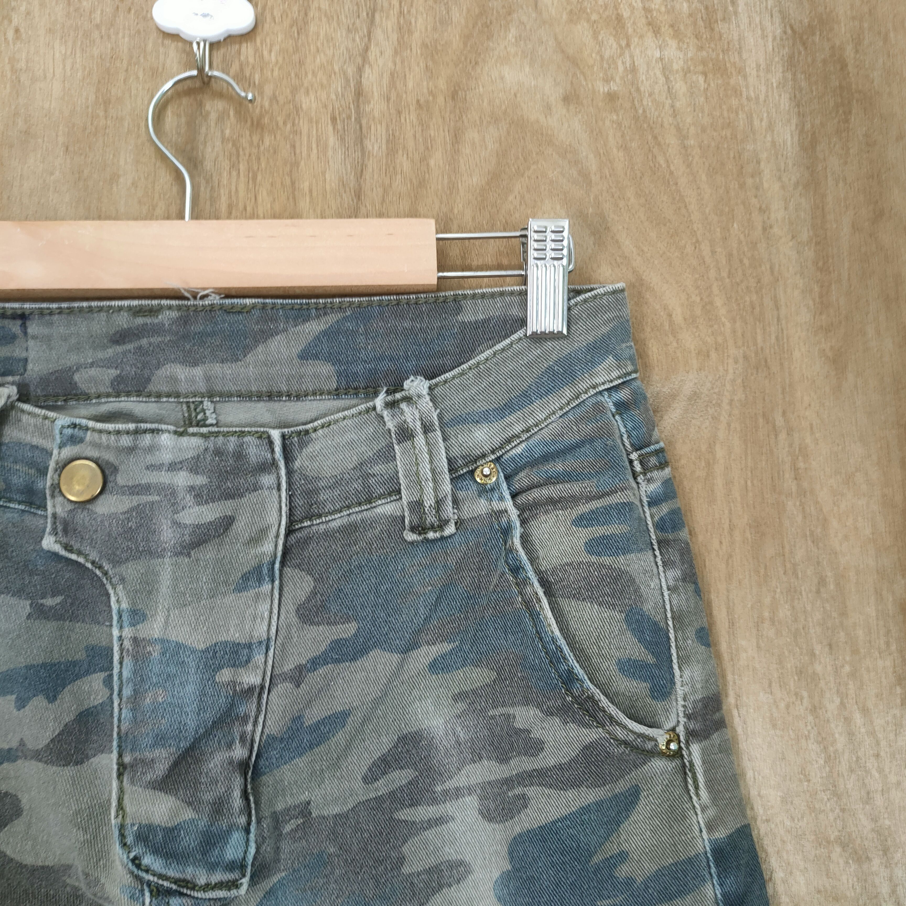 Japanese Brand VINTAGE BIE PA CAMO FADED CARGO PANTS Size US 28 / EU 44 - 5 Thumbnail