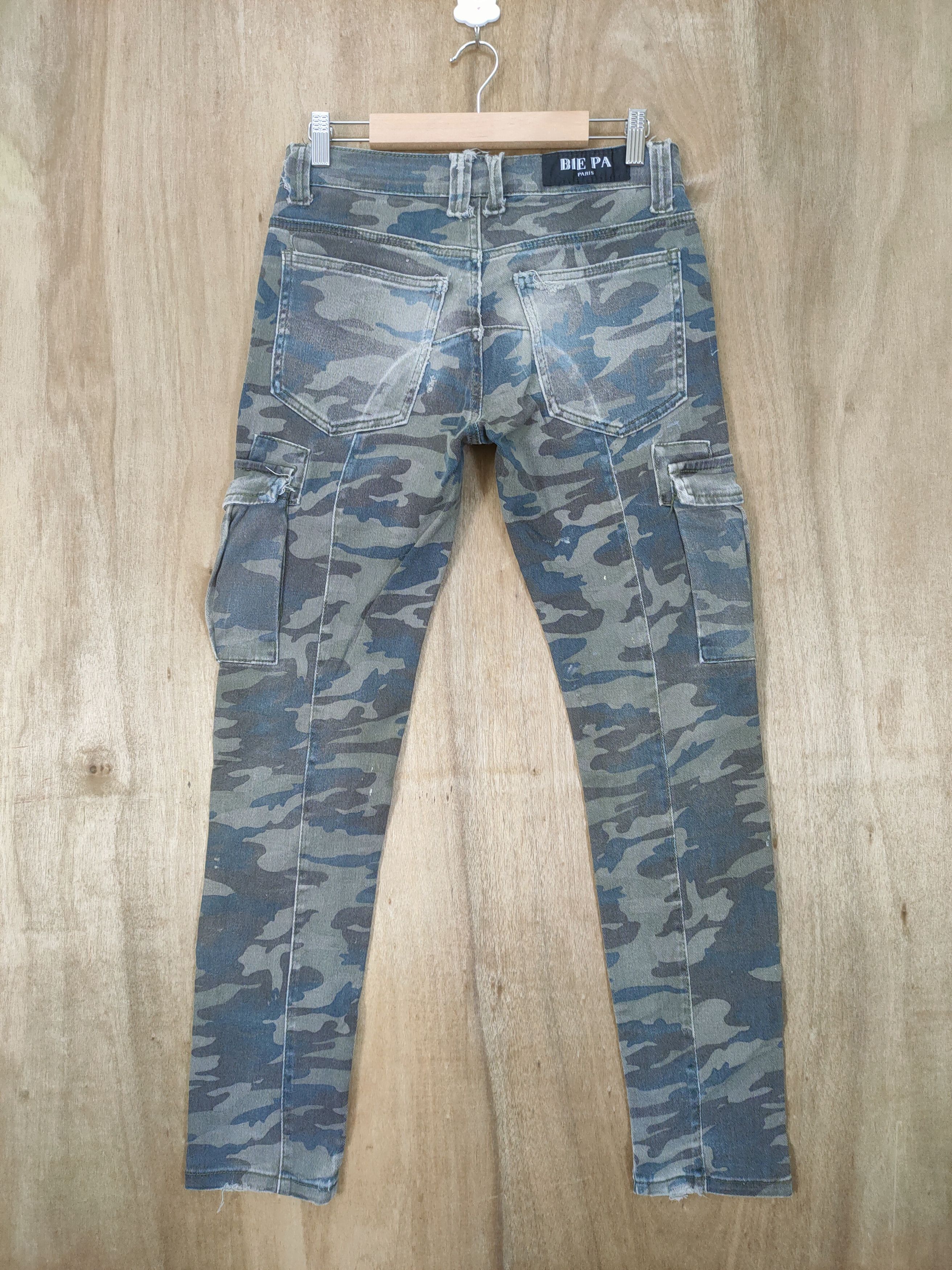 Japanese Brand VINTAGE BIE PA CAMO FADED CARGO PANTS Size US 28 / EU 44 - 7 Thumbnail