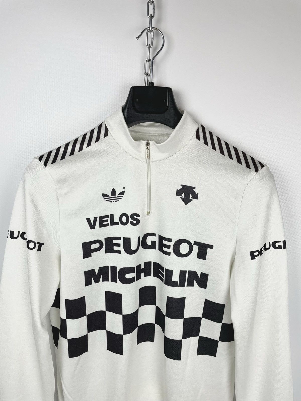 Adidas × Descente Retro Peugeot Michelin Velos Adidas Descente Cycling Jersey Size US L / EU 52-54 / 3 - 4 Thumbnail