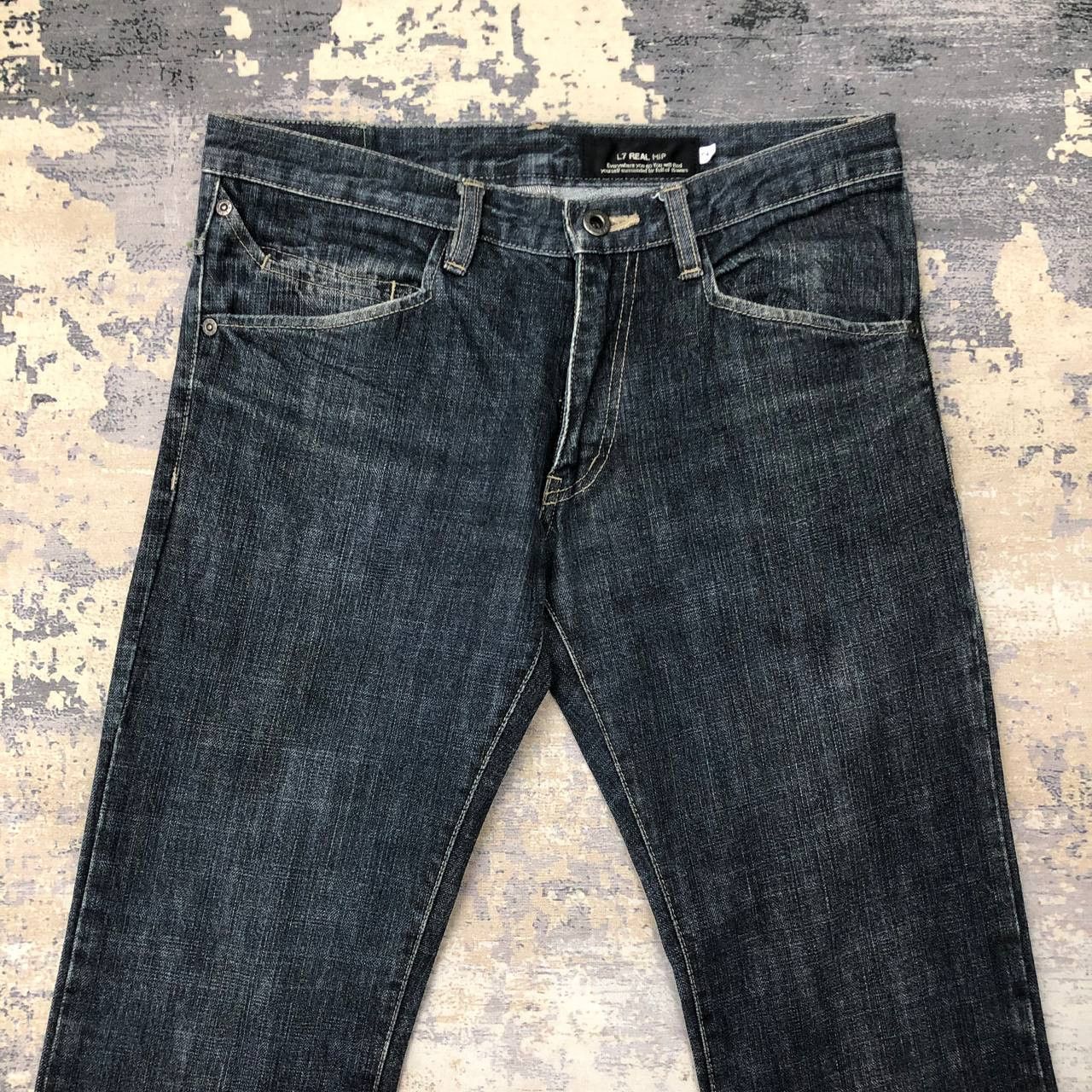 L7 Real Hip P613 L7 REAL HIP FLARED JAPAN DENIM Size US 32 / EU 48 - 3 Thumbnail