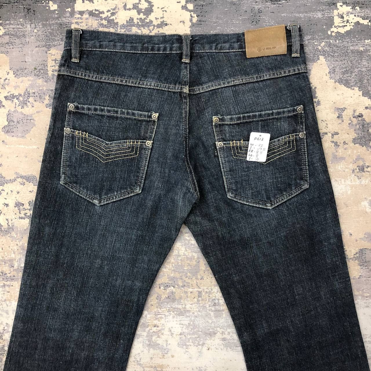 L7 Real Hip P613 L7 REAL HIP FLARED JAPAN DENIM Size US 32 / EU 48 - 4 Thumbnail