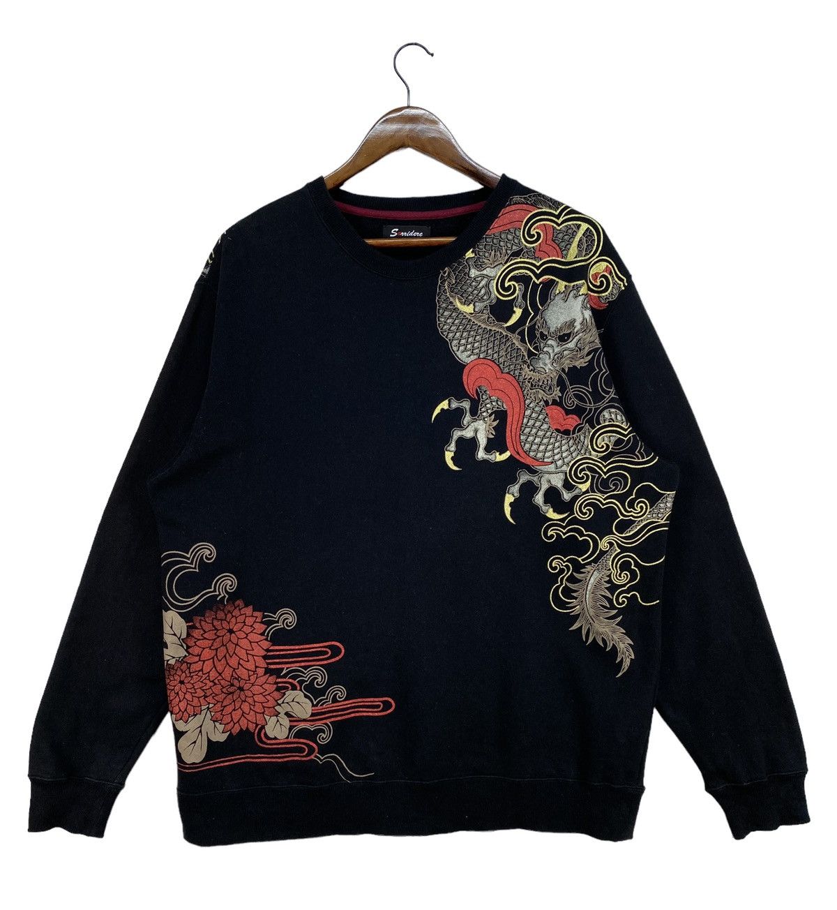 Japanese Brand Sorridere Dragon Sweatshirt Size US XL / EU 56 / 4 - 1 Thumbnail