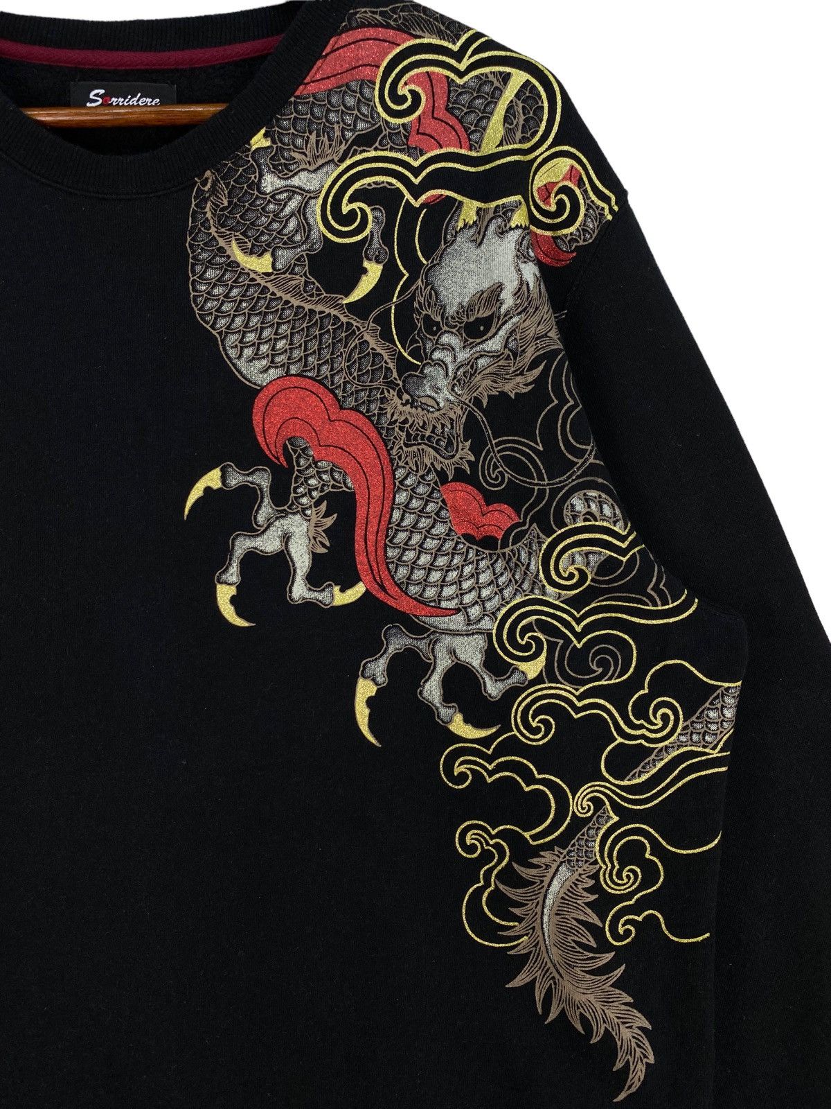 Japanese Brand Sorridere Dragon Sweatshirt Size US XL / EU 56 / 4 - 3 Thumbnail