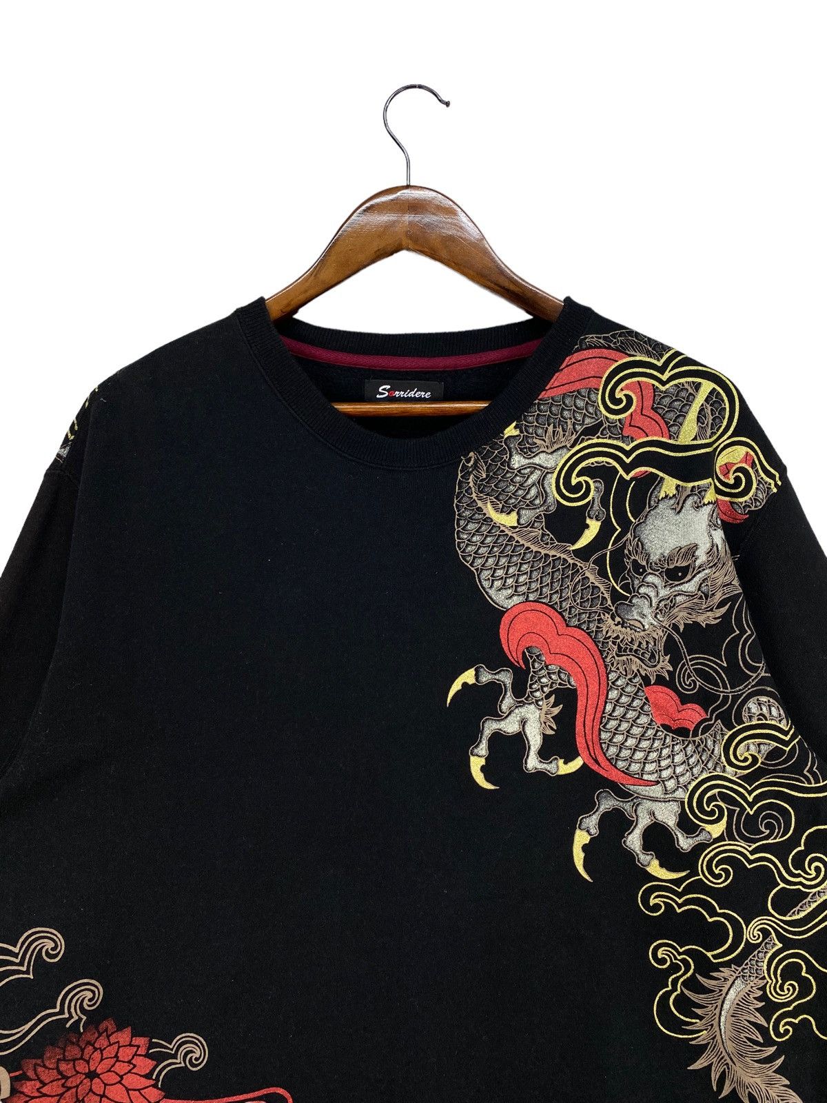 Japanese Brand Sorridere Dragon Sweatshirt Size US XL / EU 56 / 4 - 2 Thumbnail