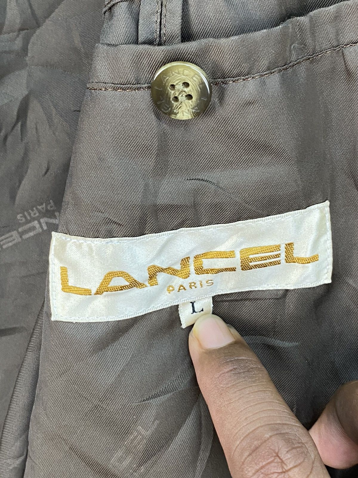 Lancel Vintage Lancel Jacket Nice Design Size US L / EU 52-54 / 3 - 7 Thumbnail