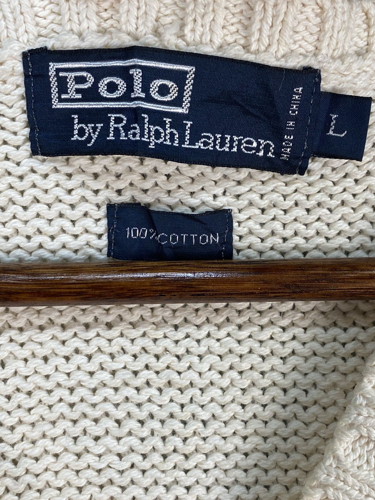 Polo Ralph Lauren Cable Knit Polo Ralph Lauren Size US M / EU 48-50 / 2 - 5 Thumbnail
