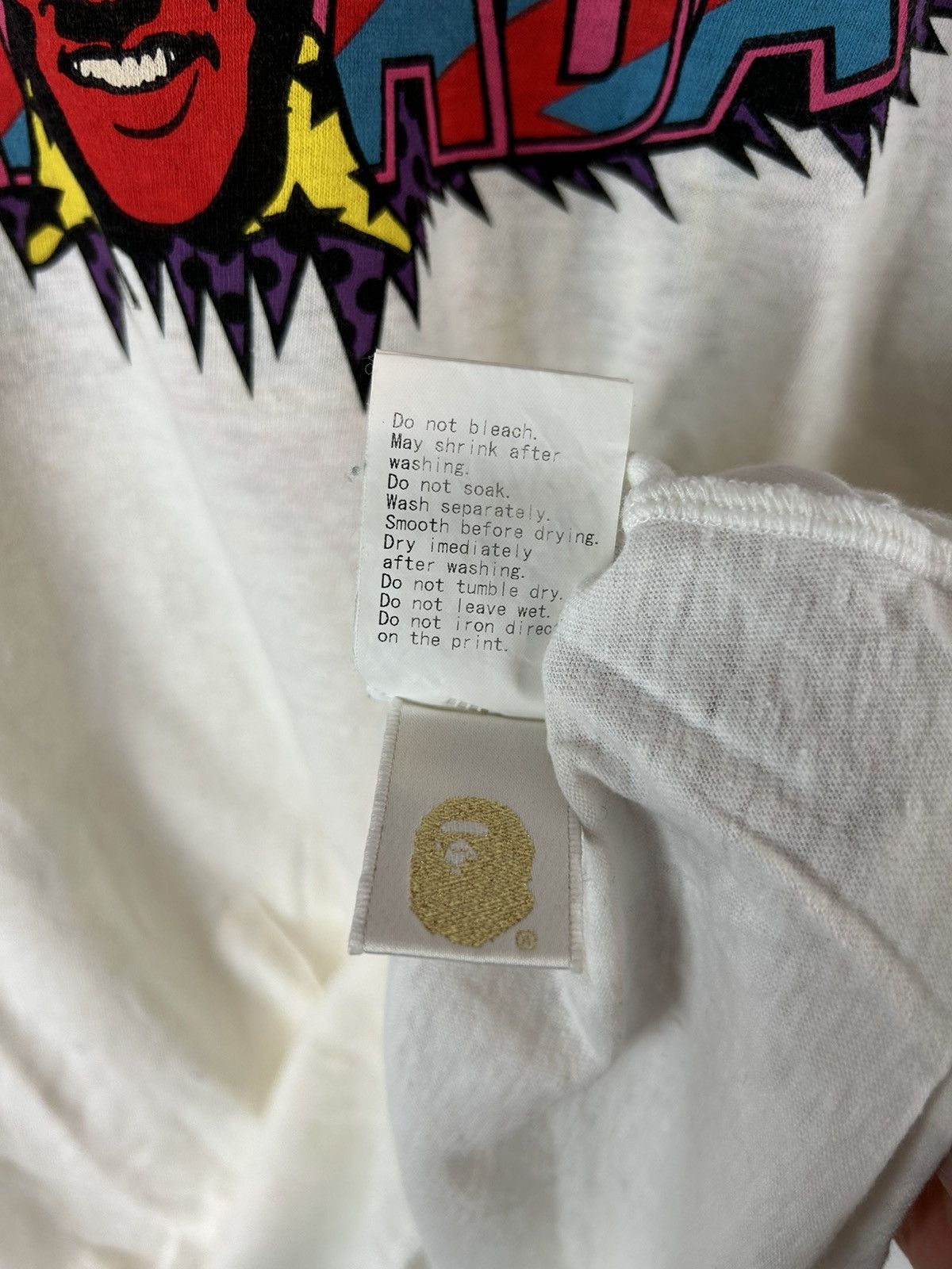 Bape Bape WLIABA Logo Print T-Shirts Size US M / EU 48-50 / 2 - 6 Thumbnail