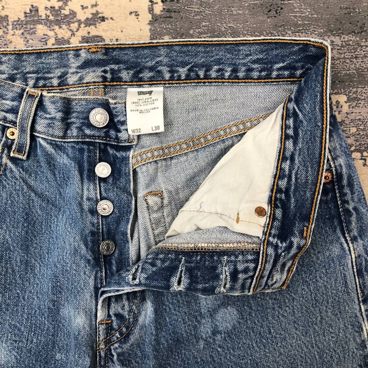 Levi's P602 VTG LEVI'S 501 DISTRESSED DENIM KURT COBAIN STYLE Size US 32 / EU 48 - 6 Thumbnail
