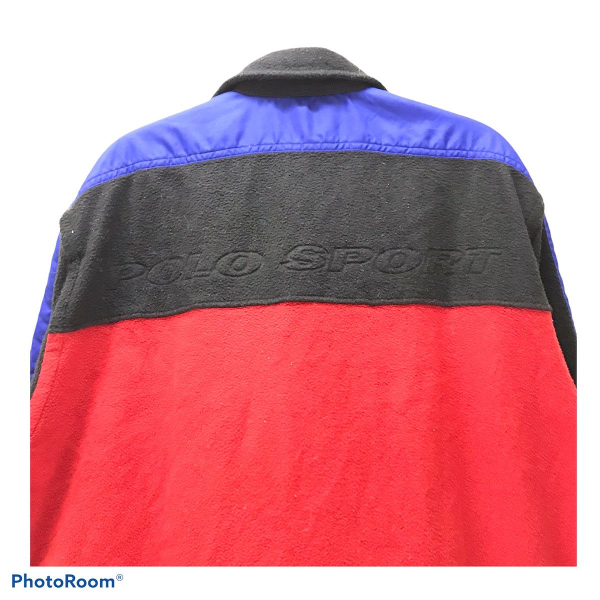 Polo Ralph Lauren Vintage 90s Polo Sport Oversized Fleece Jacket Button Up Size US M / EU 48-50 / 2 - 2 Thumbnail