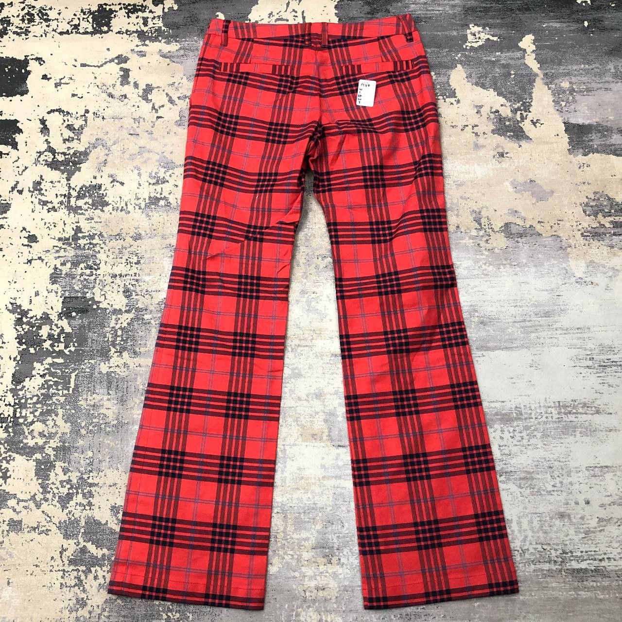 Le Coq Sportif P577 GOLF COLLECTION LE COQ SPORTIF TARTAN FLARED PANTS Size US 31 - 2 Thumbnail