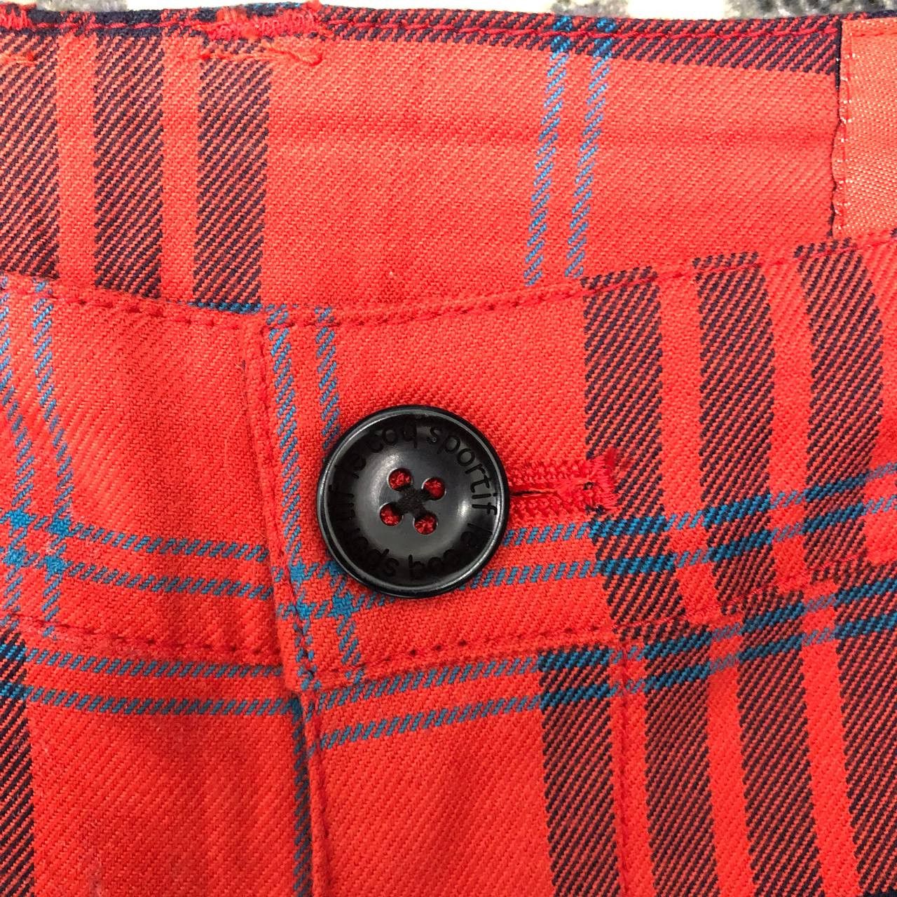 Le Coq Sportif P577 GOLF COLLECTION LE COQ SPORTIF TARTAN FLARED PANTS Size US 31 - 8 Thumbnail