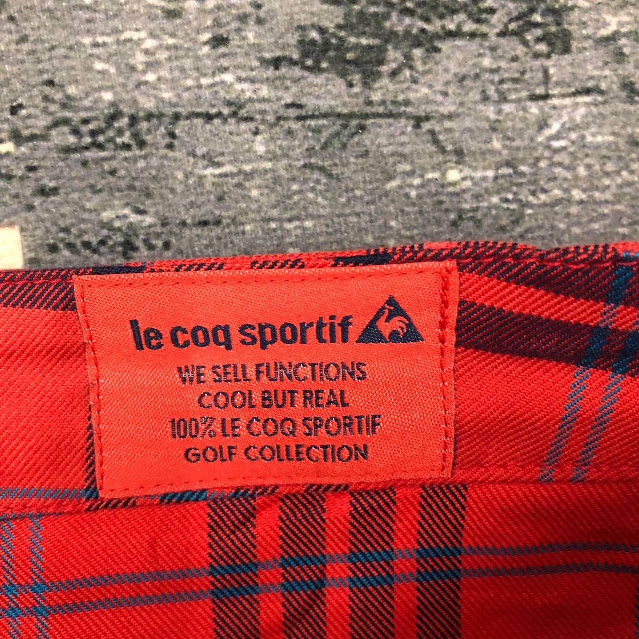 Le Coq Sportif P577 GOLF COLLECTION LE COQ SPORTIF TARTAN FLARED PANTS Size US 31 - 5 Thumbnail