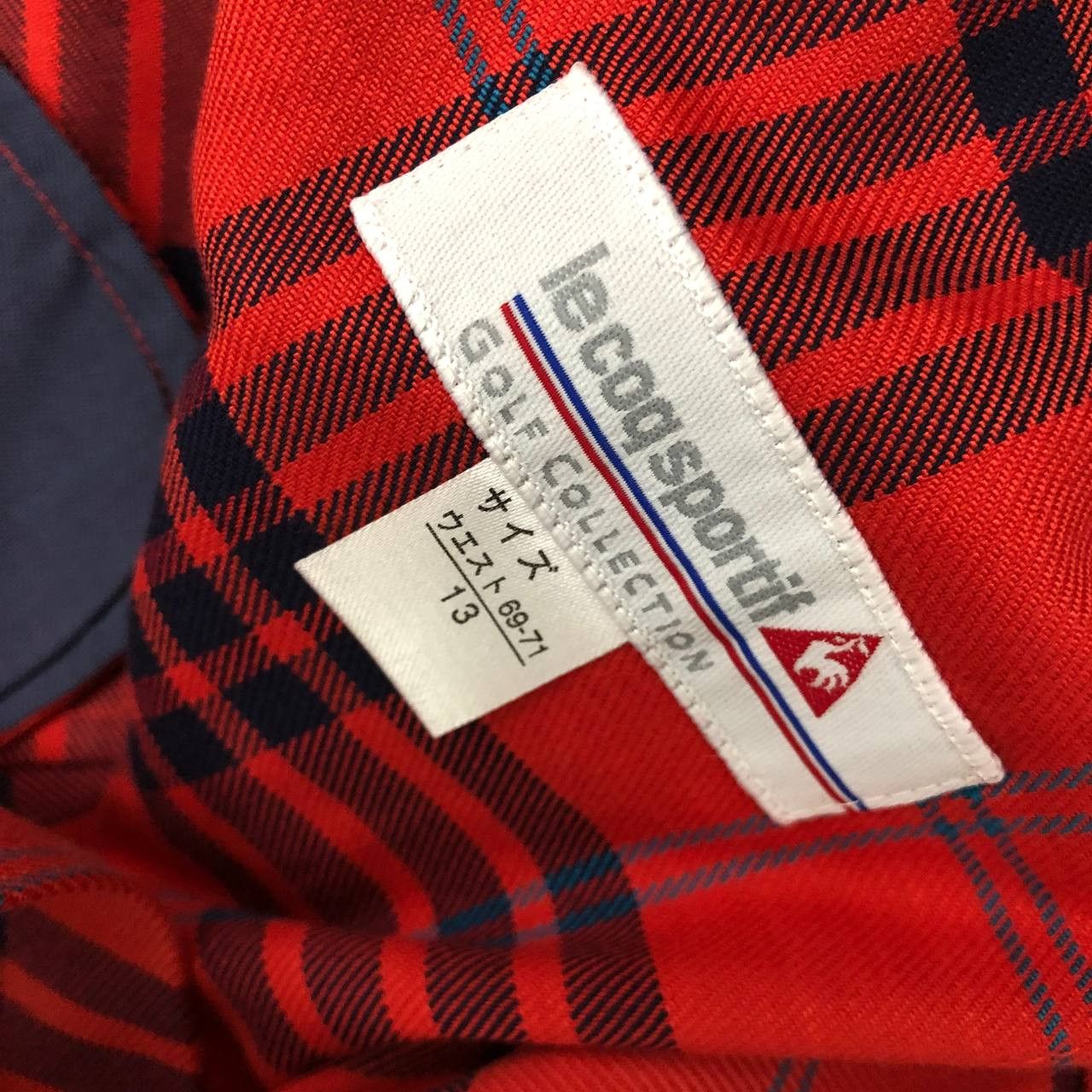 Le Coq Sportif P577 GOLF COLLECTION LE COQ SPORTIF TARTAN FLARED PANTS Size US 31 - 6 Thumbnail