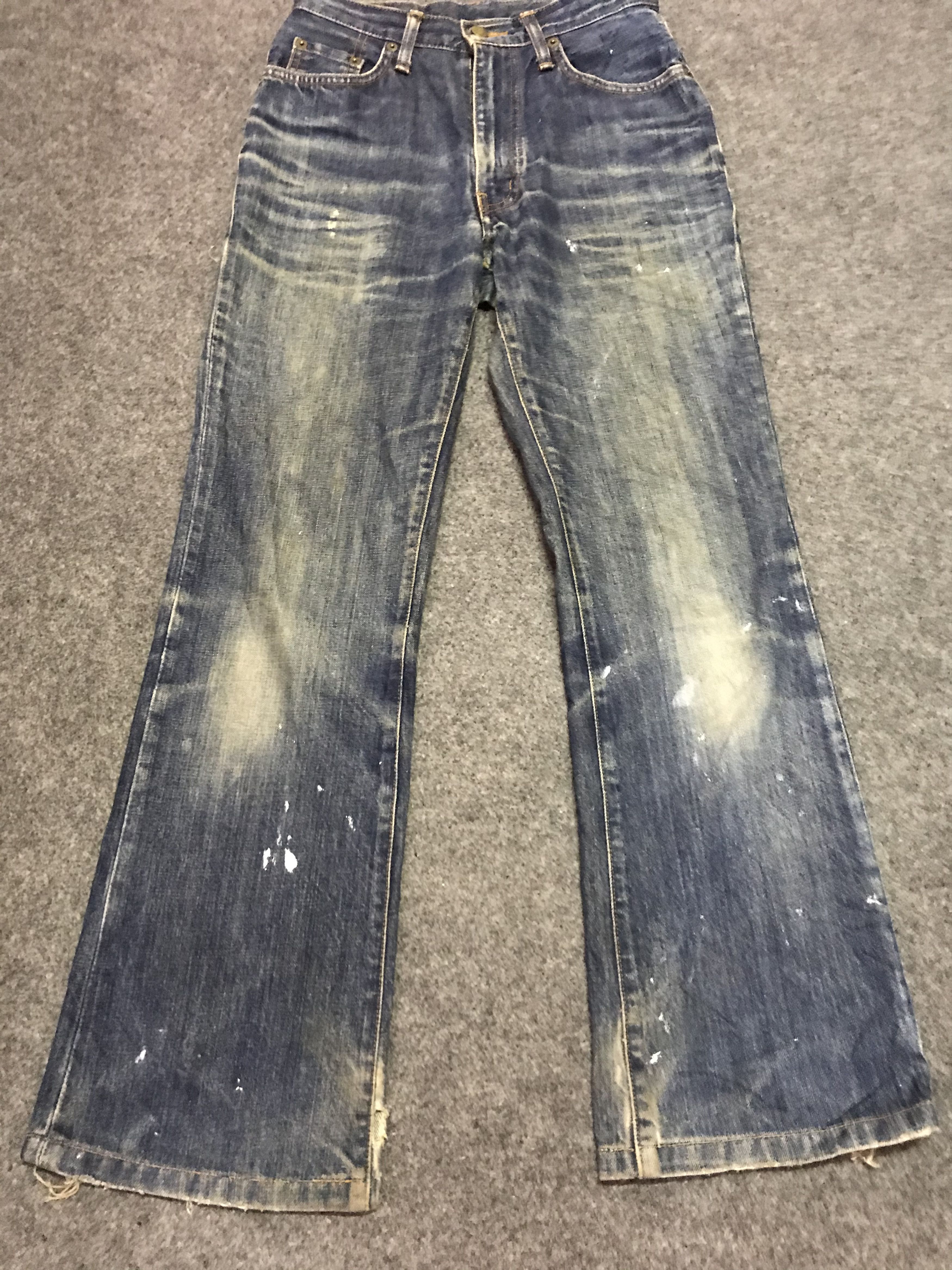 Edwin × Vintage Whisker Edwin Something Bootcut Jeans Size US 27 - 1 Thumbnail