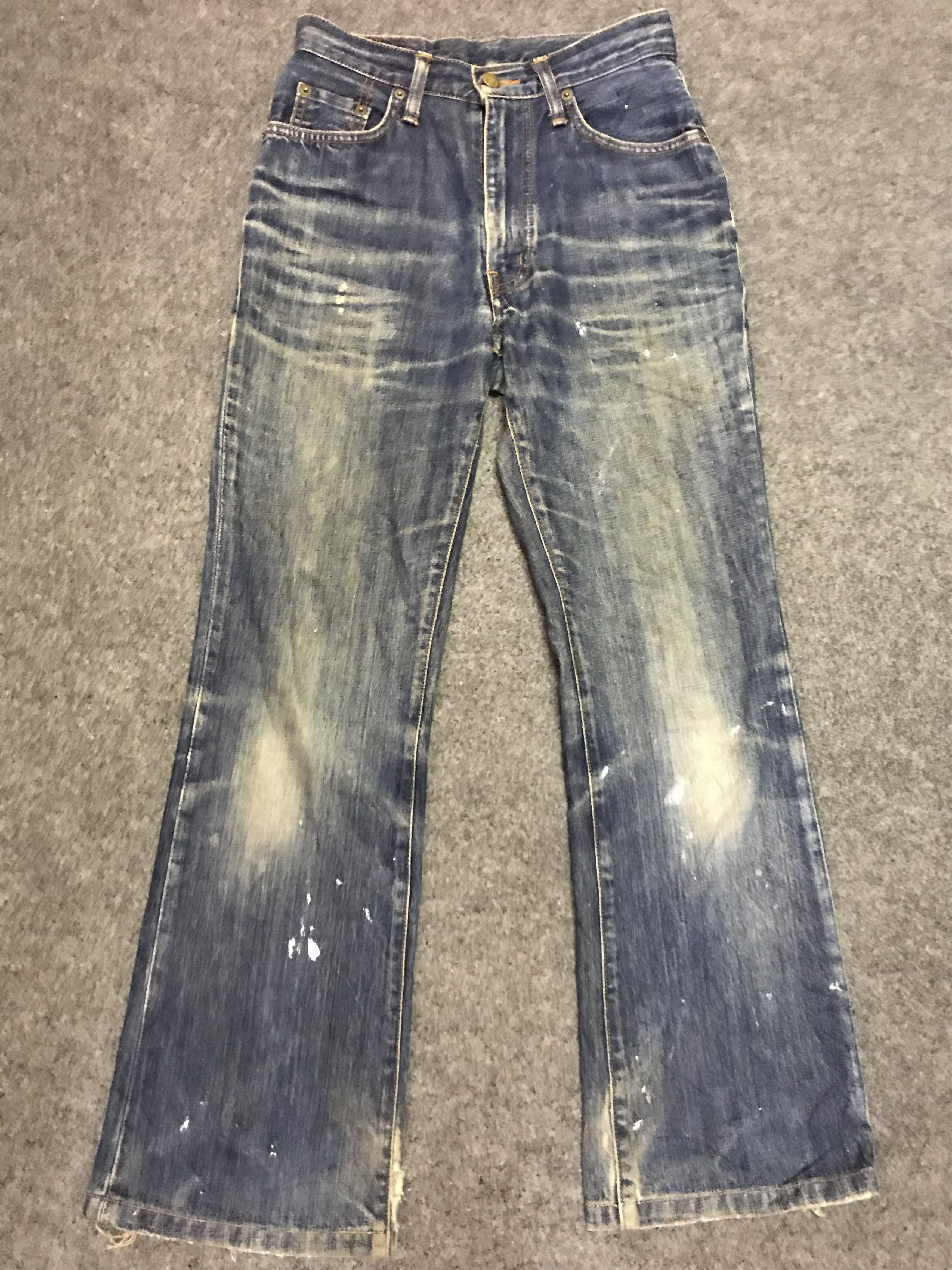 Edwin × Vintage Whisker Edwin Something Bootcut Jeans Size US 27 - 2 Thumbnail