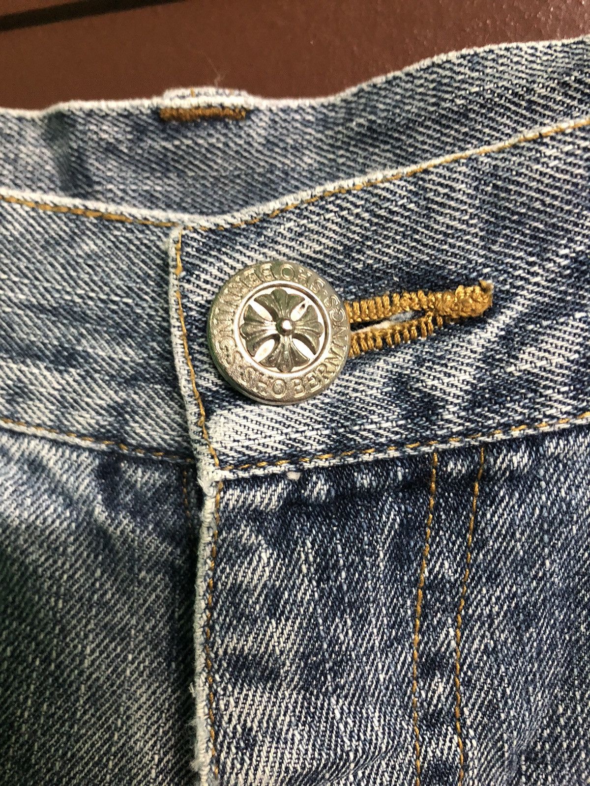 Japanese Brand Berning-Sho Punk Style Distressed Denim Size US 29 - 7 Thumbnail