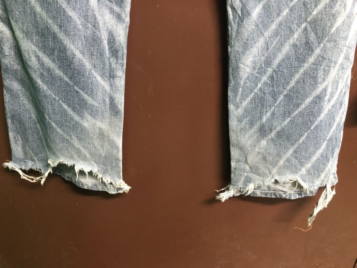 Japanese Brand Berning-Sho Punk Style Distressed Denim Size US 29 - 6 Thumbnail