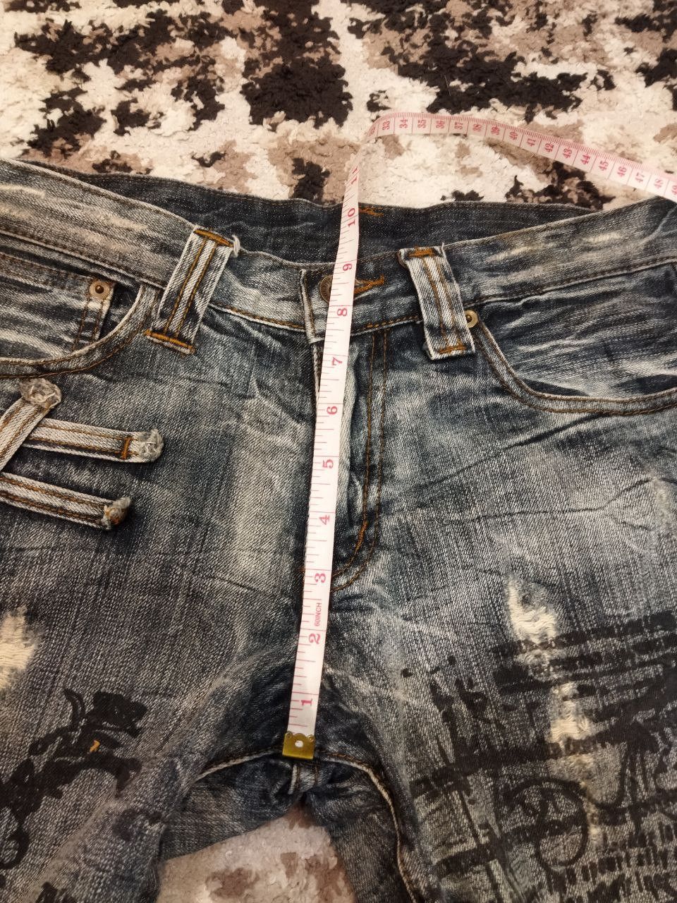 semanticdesign Vintage Semantic Design Japan Punk Style Flared Jeans Size US 30 / EU 46 - 15 Thumbnail