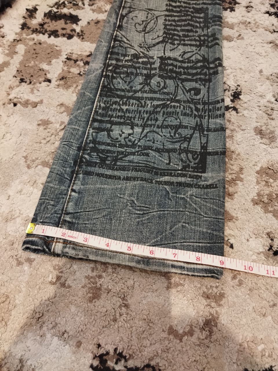 semanticdesign Vintage Semantic Design Japan Punk Style Flared Jeans Size US 30 / EU 46 - 18 Thumbnail