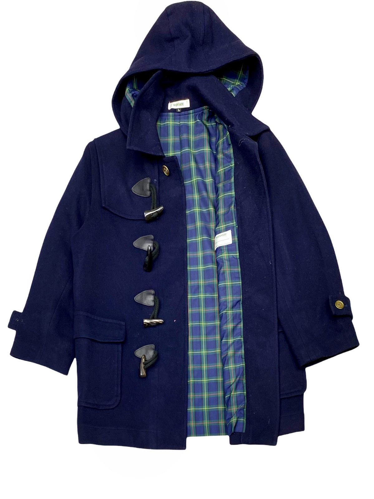 Junya Watanabe × Vintage VINTAGE WATANABE BLEND WOOL DUFFLE COAT 🇯🇵 Size US M / EU 48-50 / 2 - 3 Thumbnail