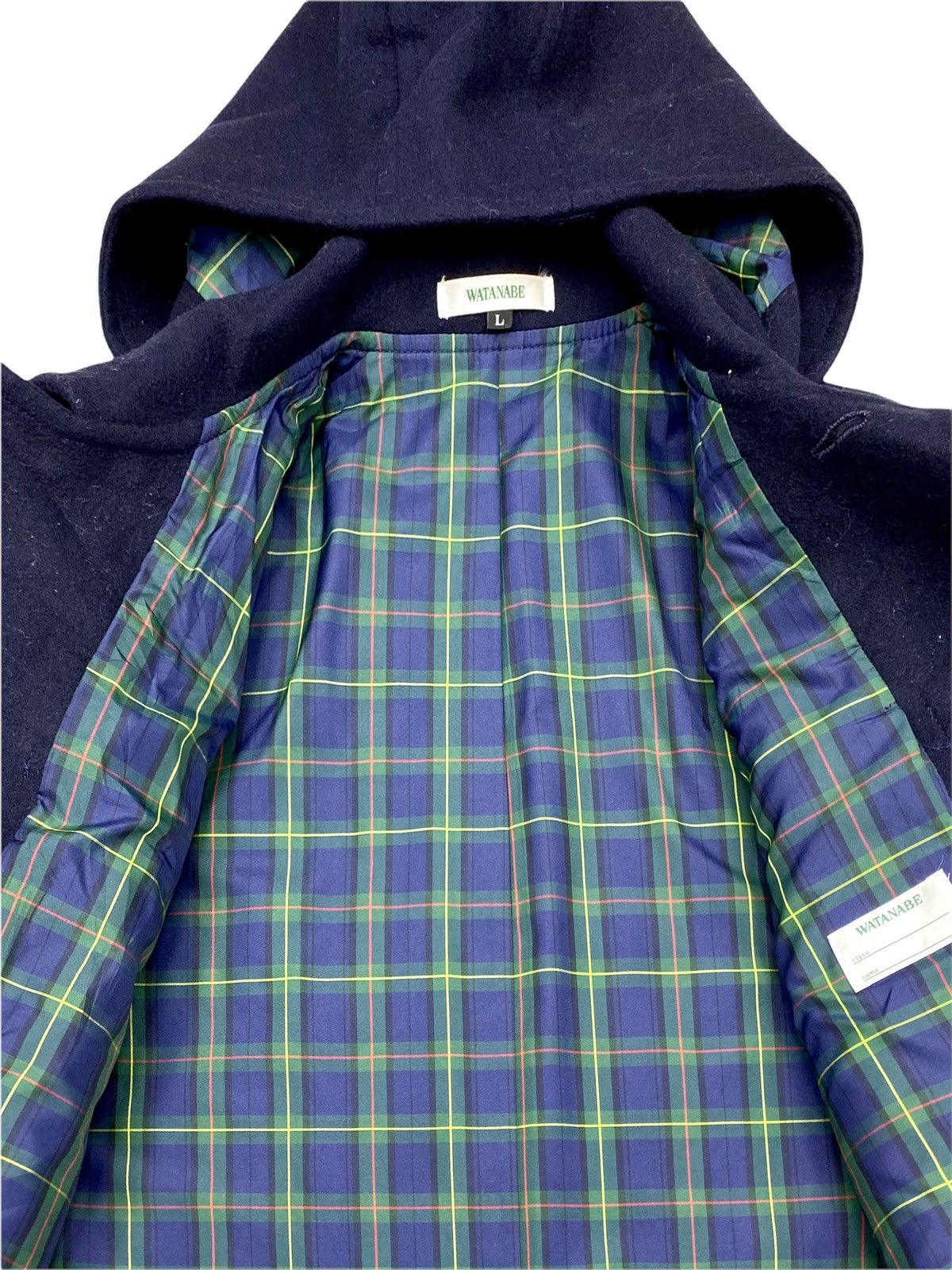 Junya Watanabe × Vintage VINTAGE WATANABE BLEND WOOL DUFFLE COAT 🇯🇵 Size US M / EU 48-50 / 2 - 18 Thumbnail