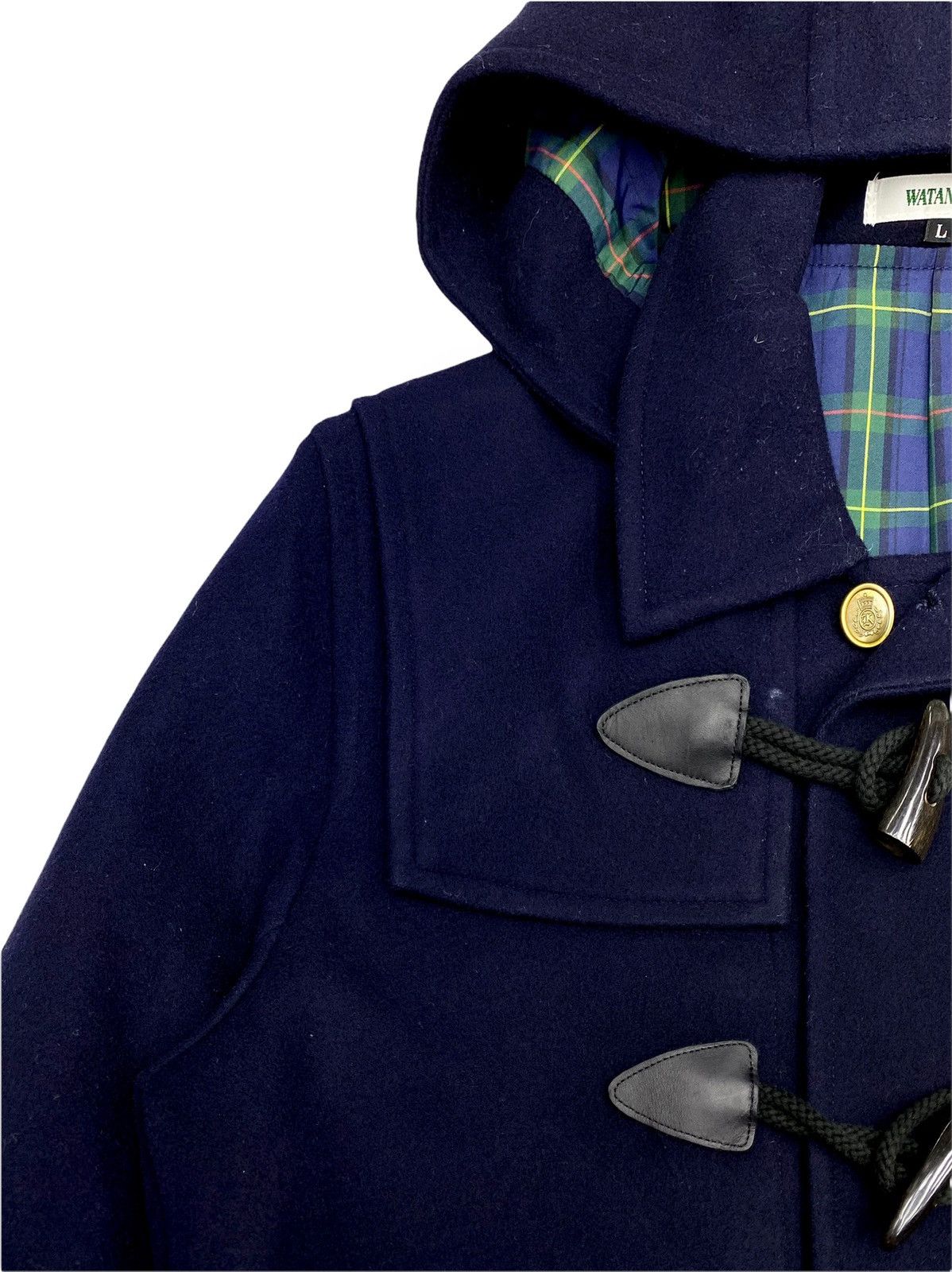 Junya Watanabe × Vintage VINTAGE WATANABE BLEND WOOL DUFFLE COAT 🇯🇵 Size US M / EU 48-50 / 2 - 7 Thumbnail