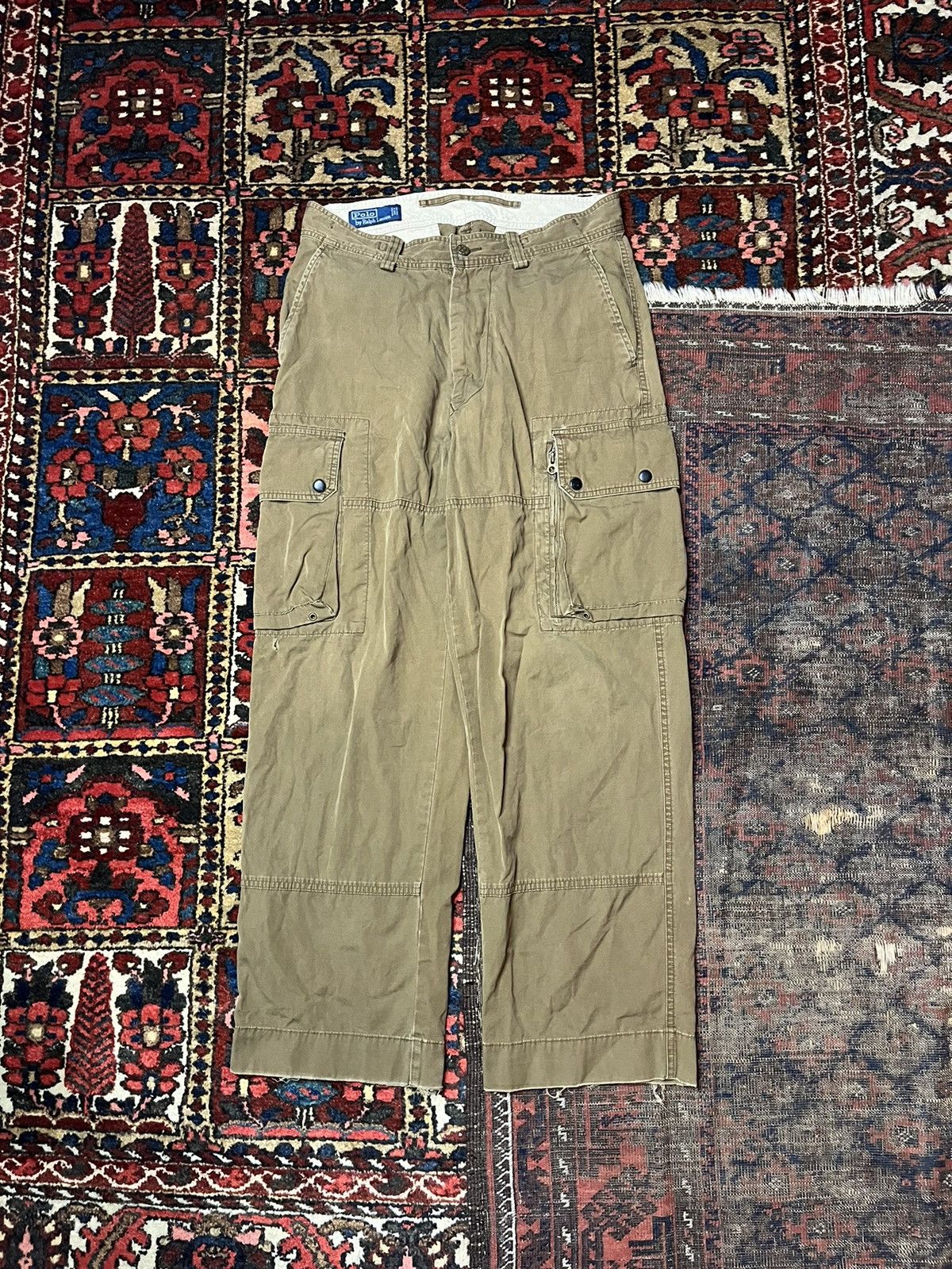 Vintage Polo Ralph Lauren Cargo Trousers Size W32