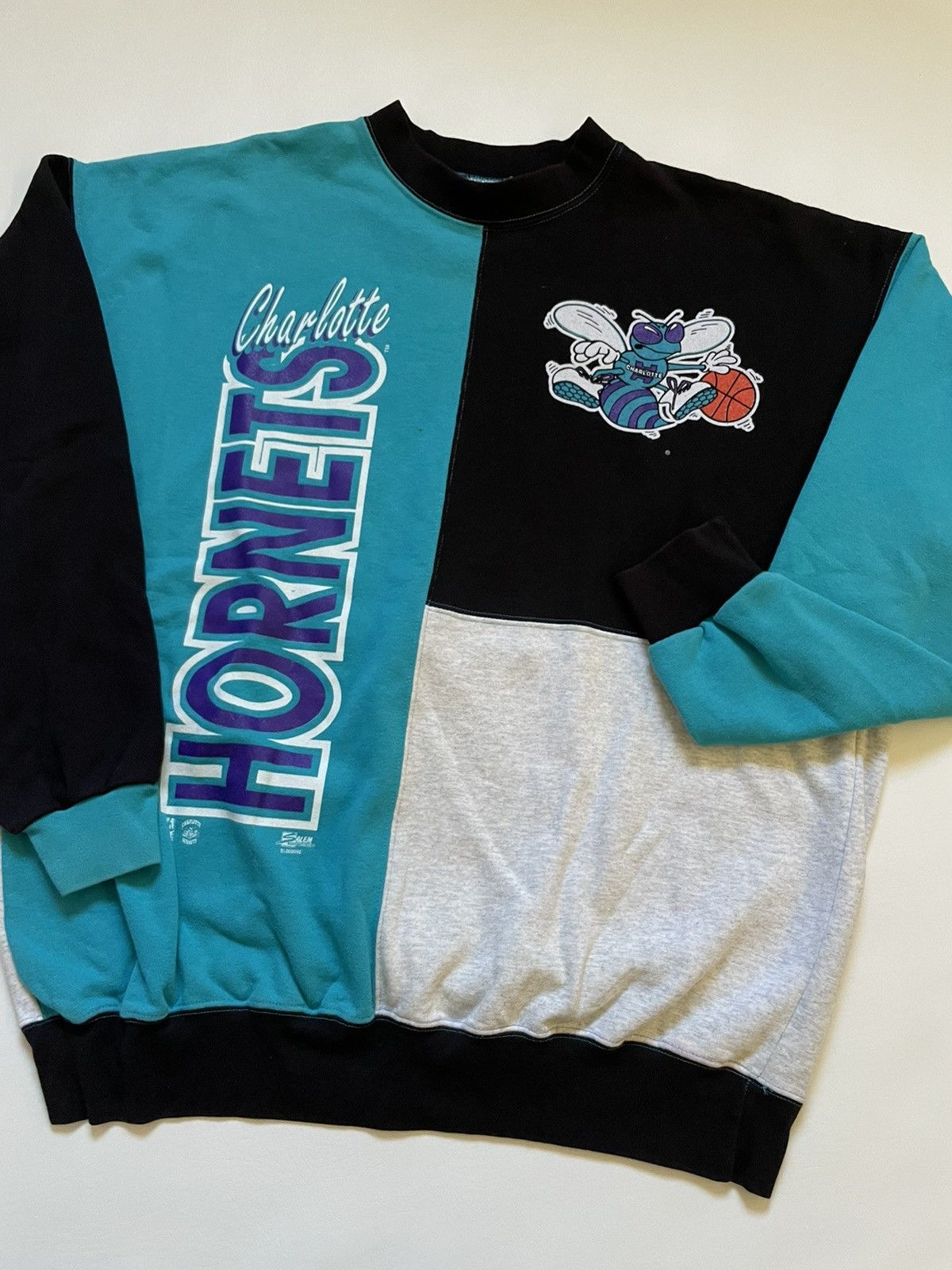 Clothing Charlotte Hornets Sweatshirt Charlotte Hornets 90s