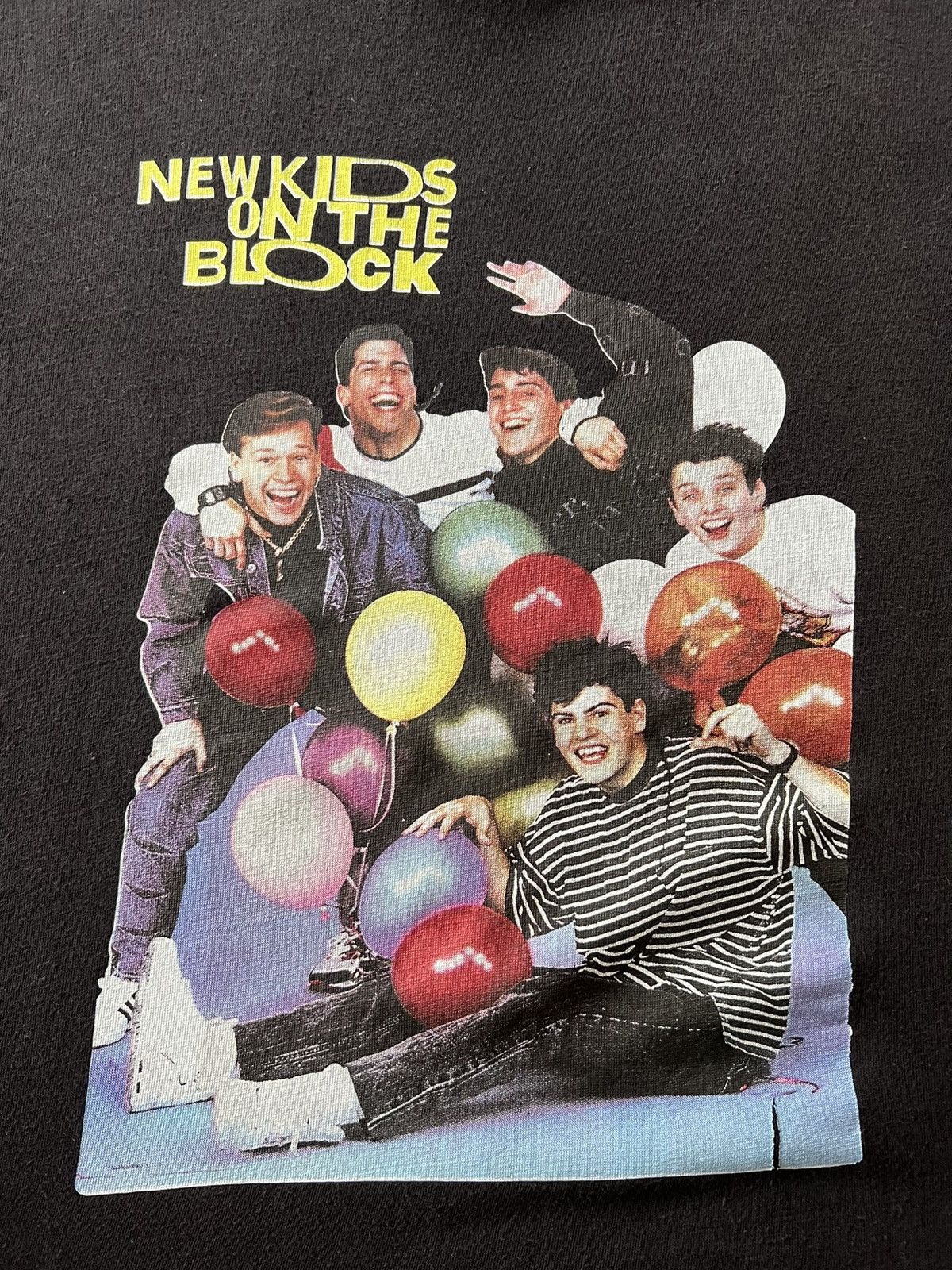 Band Tees Vintage 90s New Kids on the Block Band Black Tee Size US M / EU 48-50 / 2 - 4 Thumbnail