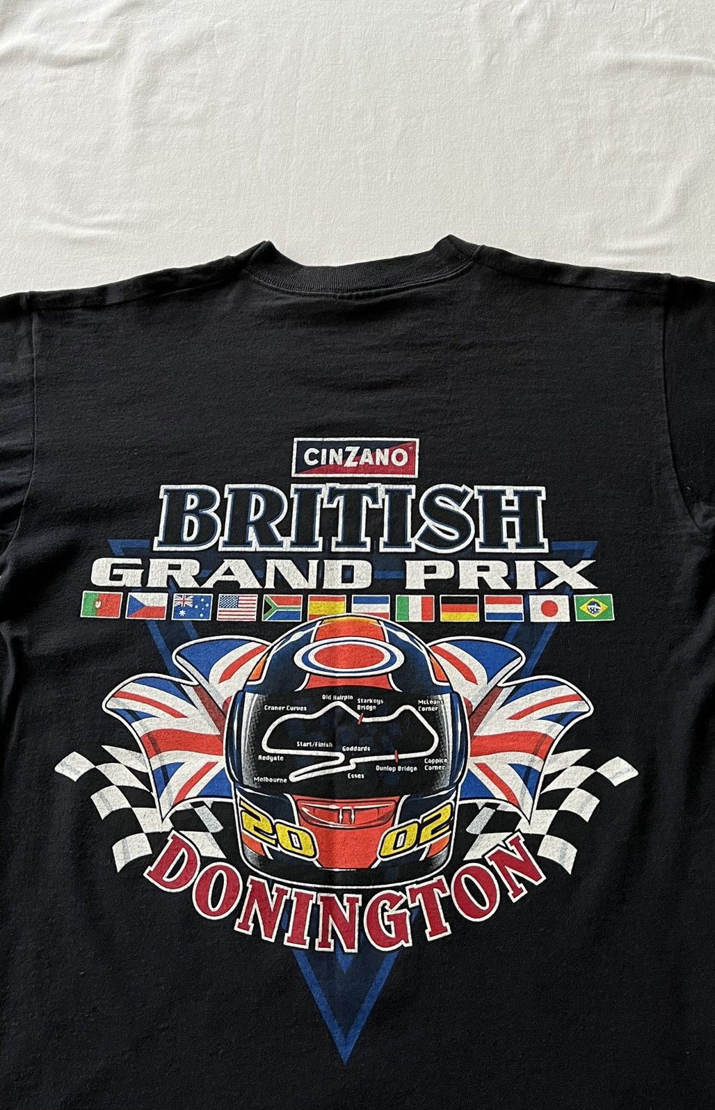 Band Tees Vintage 2002 Motocycle Moto British Grand Prix Donington Tee Size US S / EU 44-46 / 1 - 8 Thumbnail