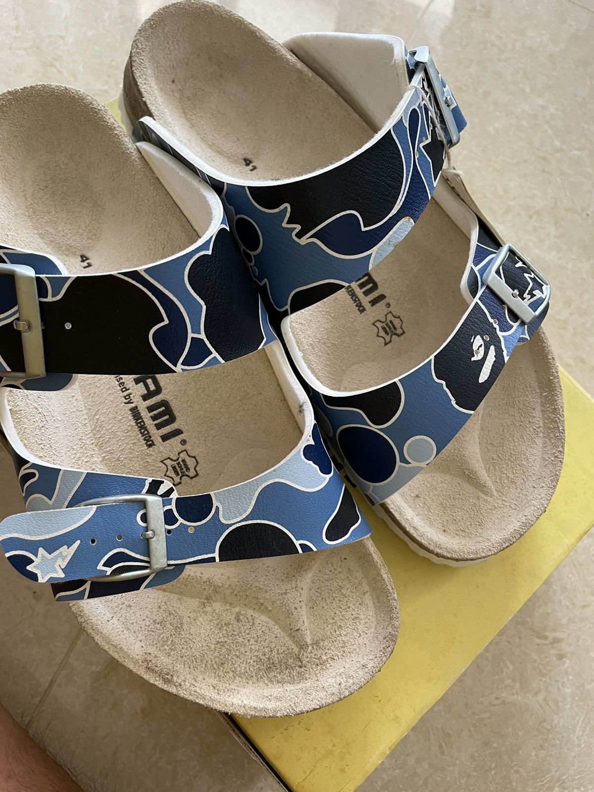 Bape Bape x Tatami psycho Camo sandals Size US 8.5 / EU 41-42 - 9 Thumbnail