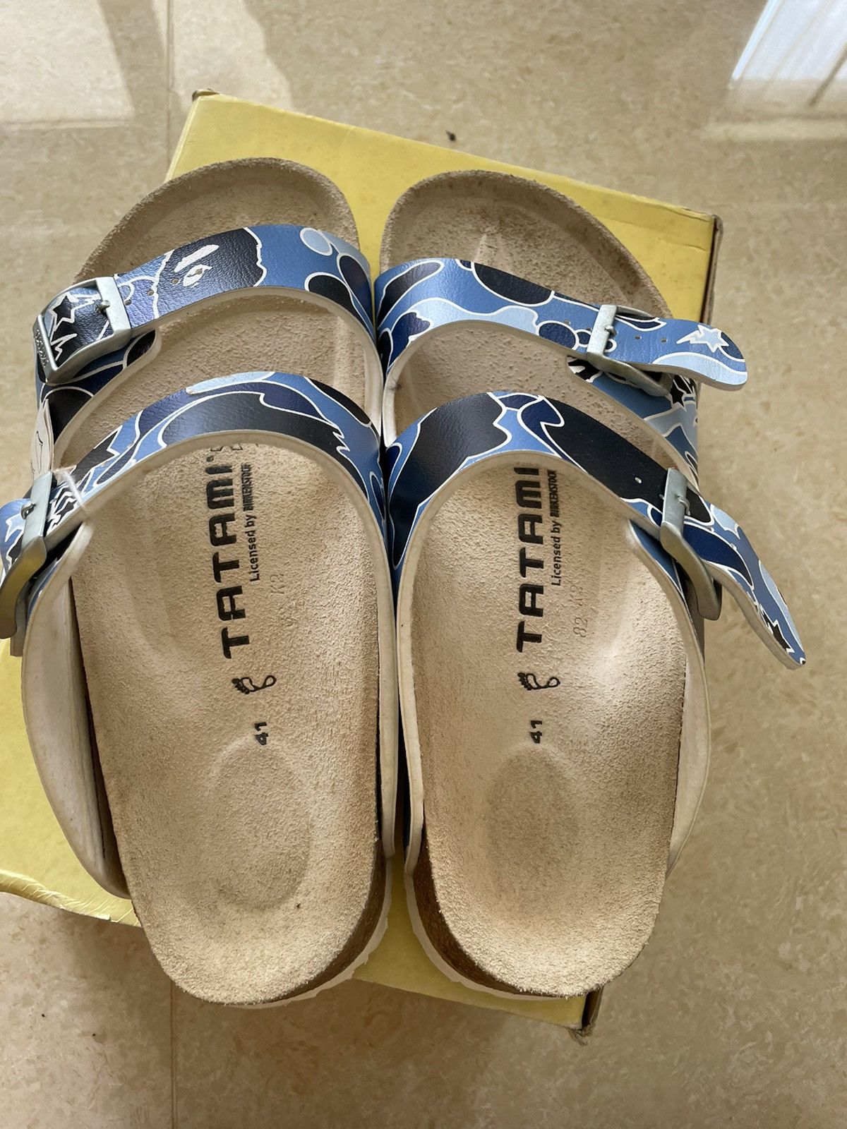Bape Bape x Tatami psycho Camo sandals Size US 8.5 / EU 41-42 - 5 Thumbnail